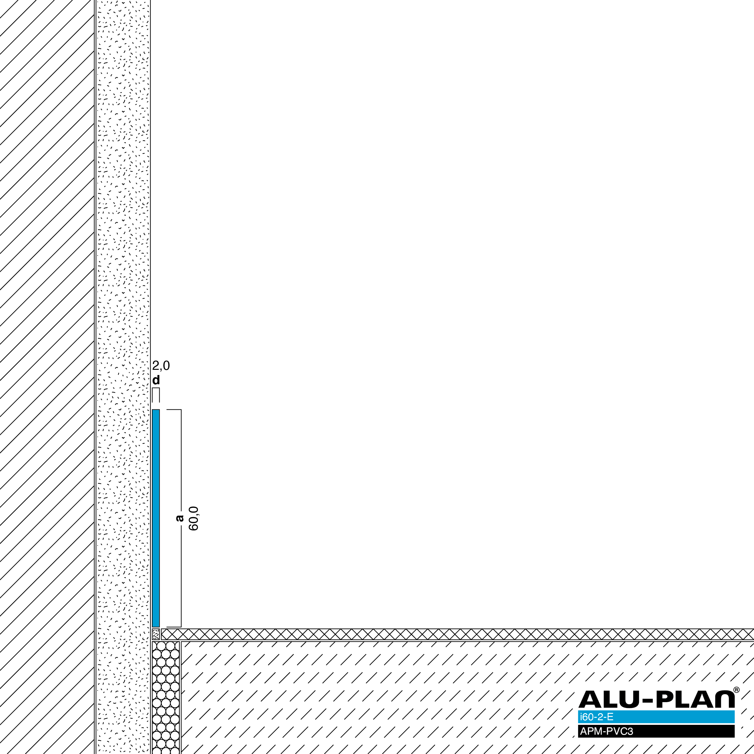 ALU-PLAN® Installation :: i60-2-E-APM-PVC3