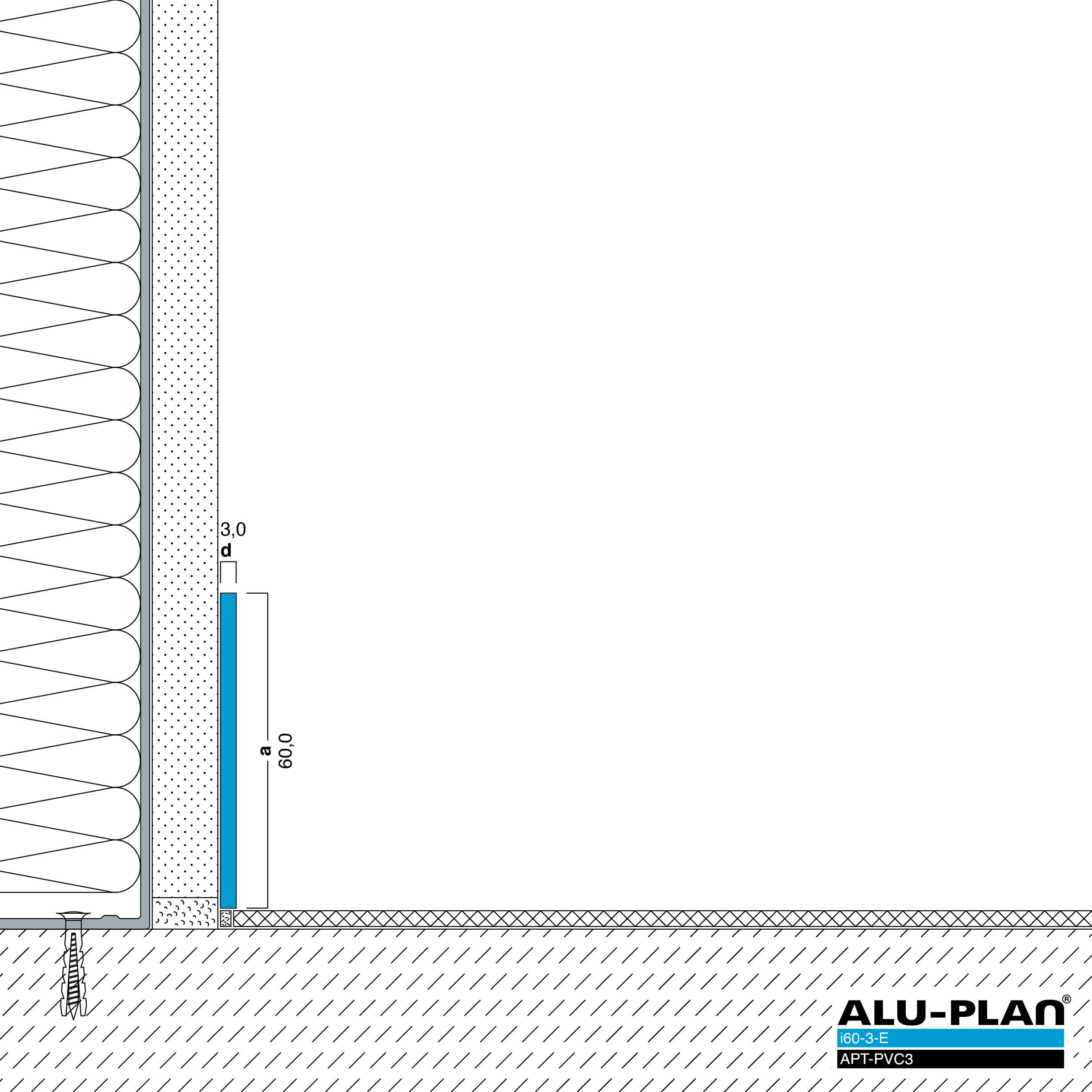 ALU-PLAN® Installation :: i60-3-E-APT-PVC3