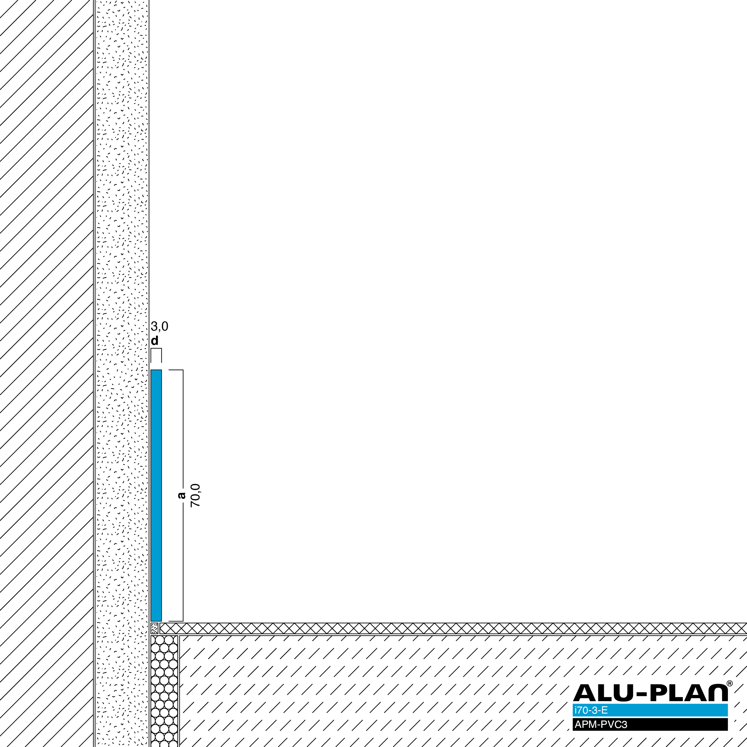 ALU-PLAN® Installation :: i70-3-E-APM-PVC3