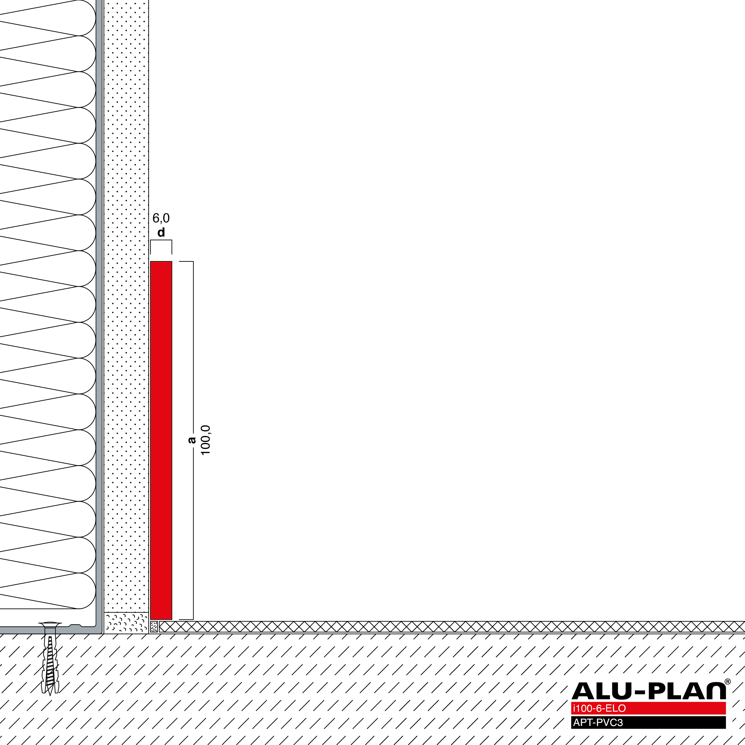 ALU-PLAN® Installation :: i100-6-ELO-APT-PVC3