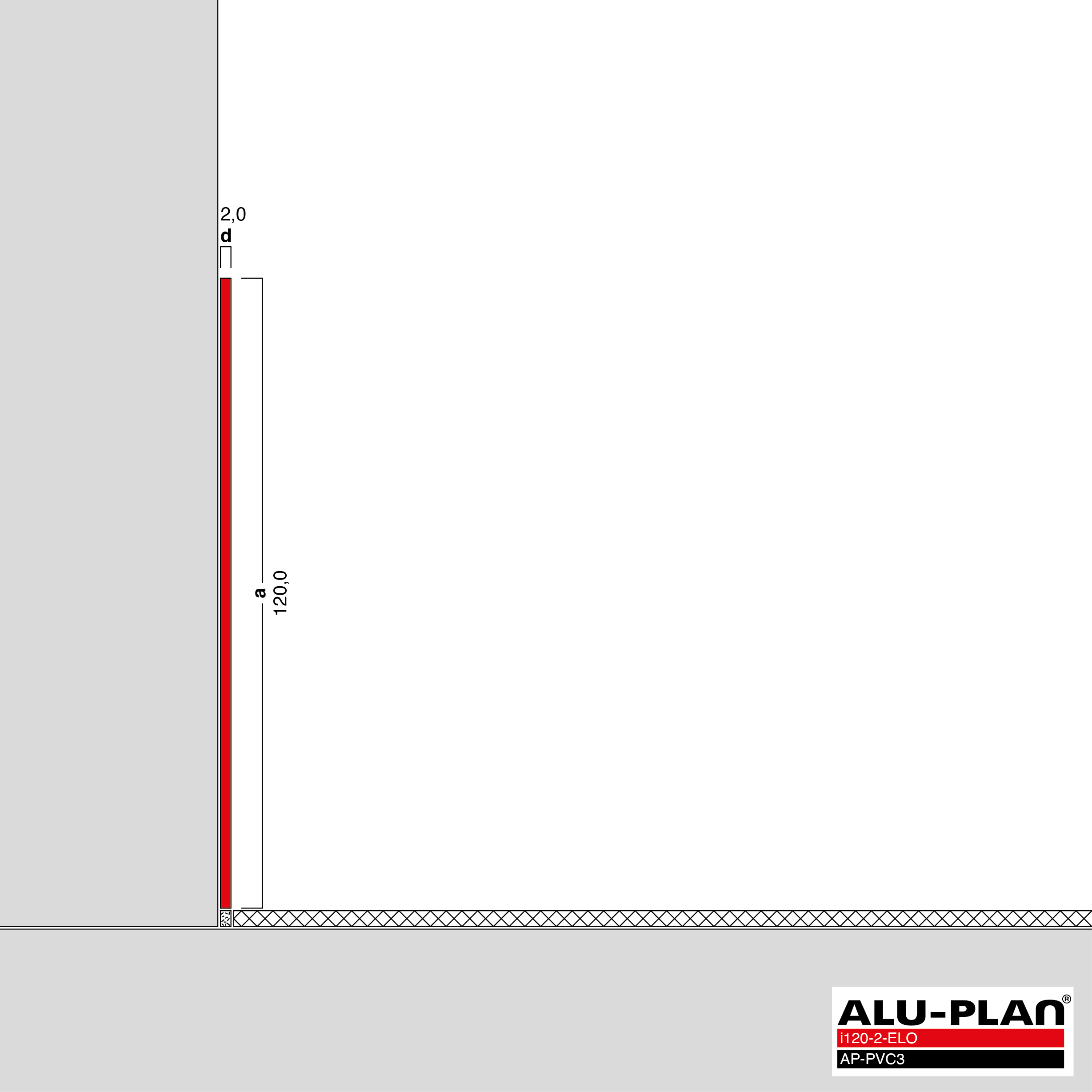ALU-PLAN® Installation :: i120-2-ELO-AP-PVC3