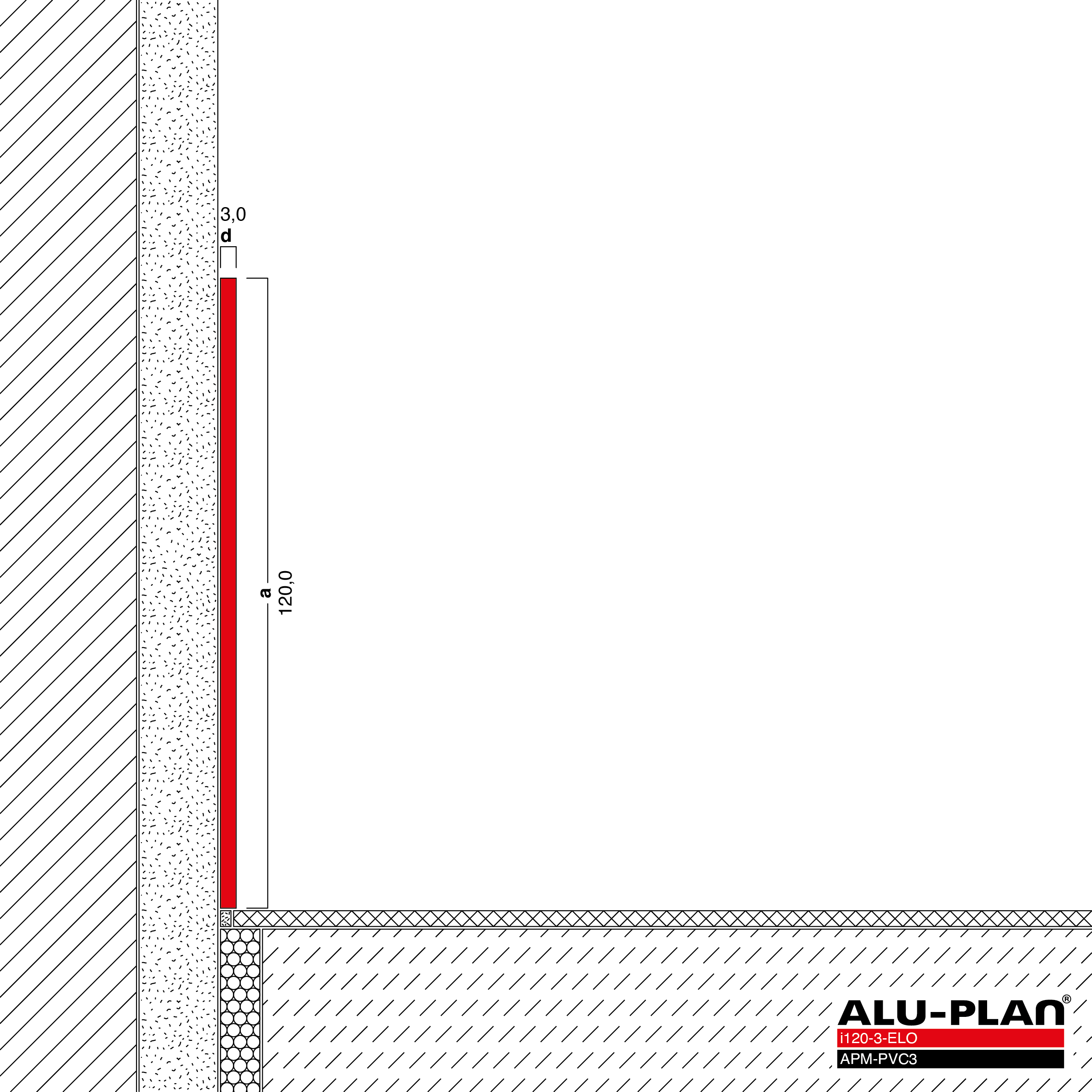 ALU-PLAN® Installation :: i120-3-ELO-APM-PVC3