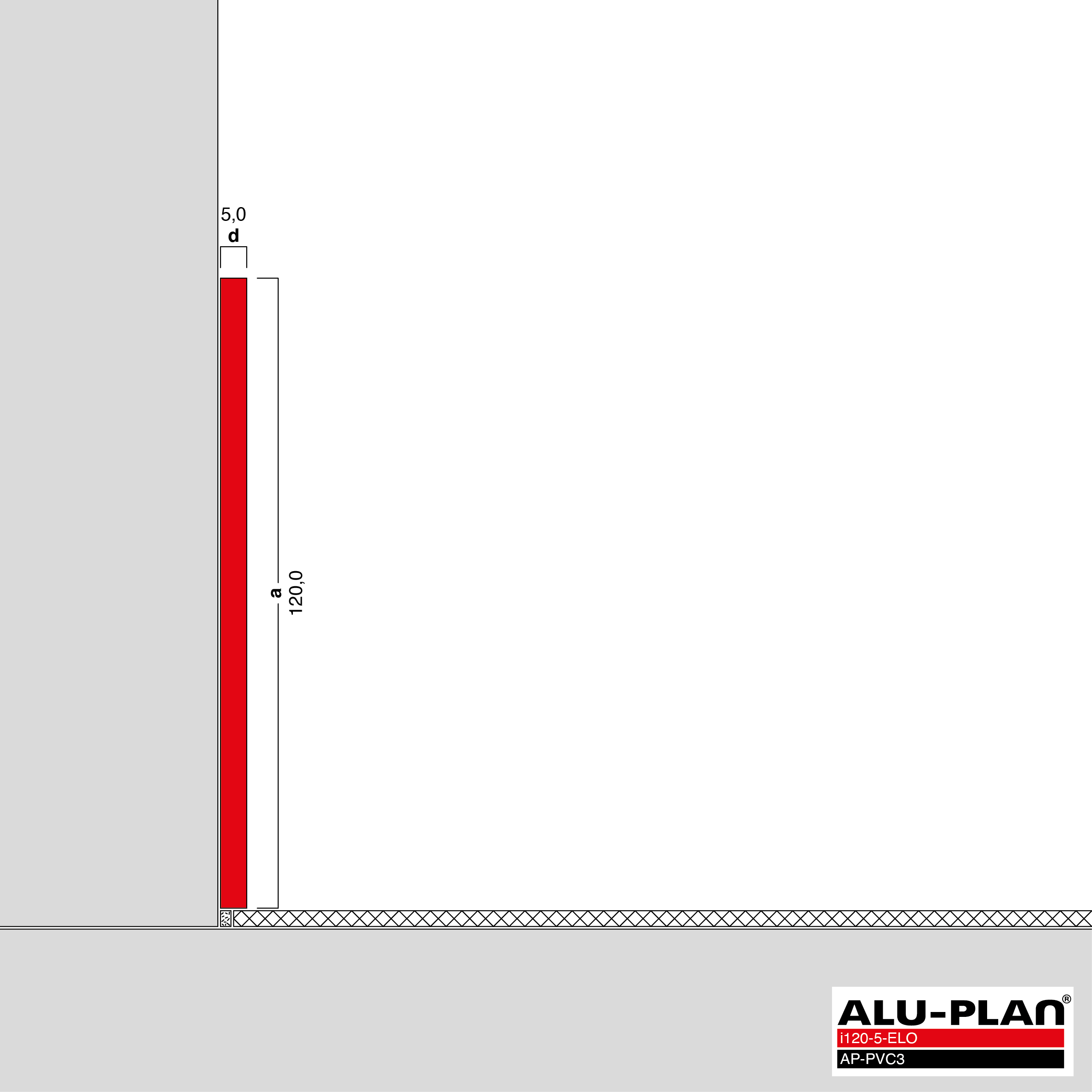 ALU-PLAN® Installation :: i120-5-ELO-AP-PVC3
