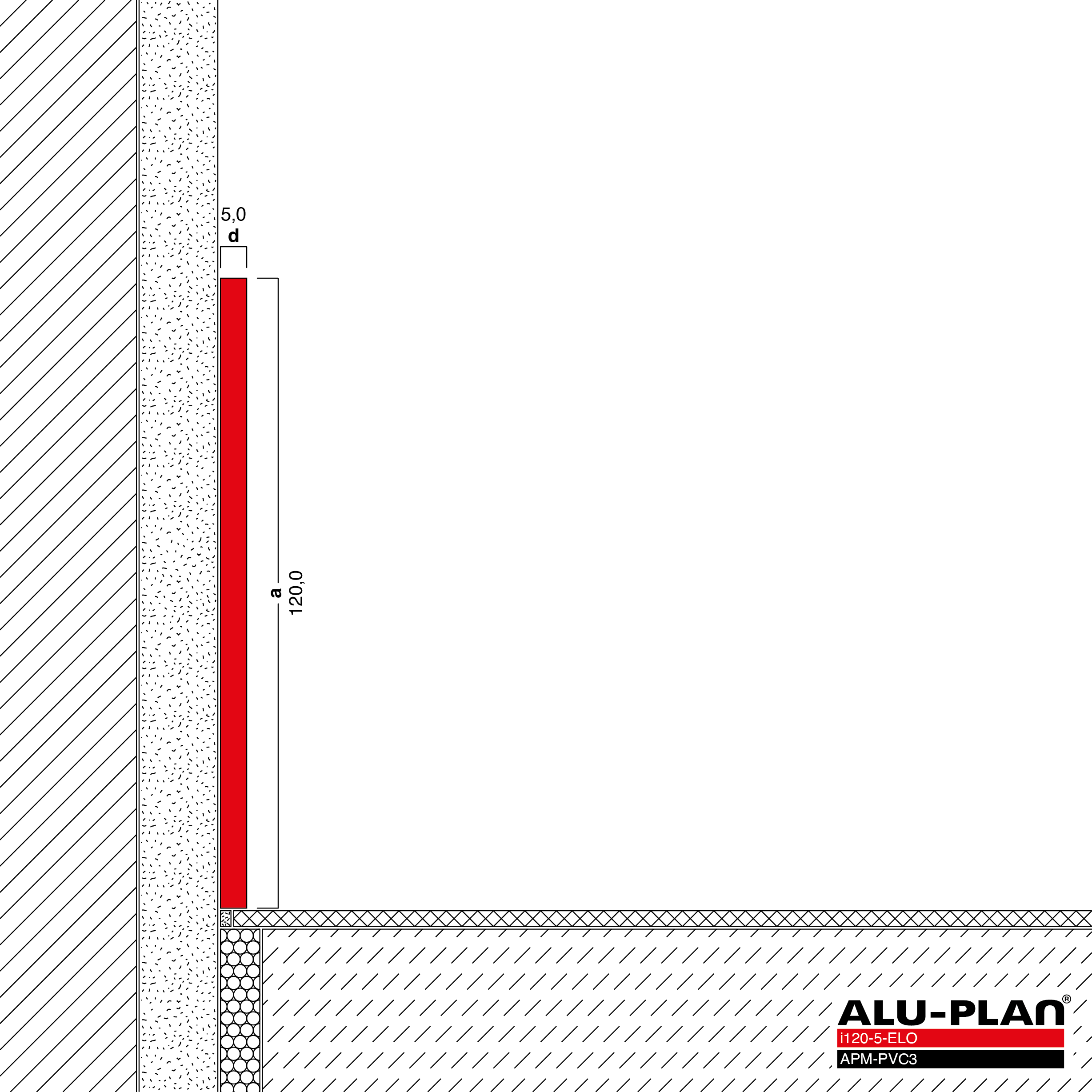 ALU-PLAN® Installation :: i120-5-ELO-APM-PVC3