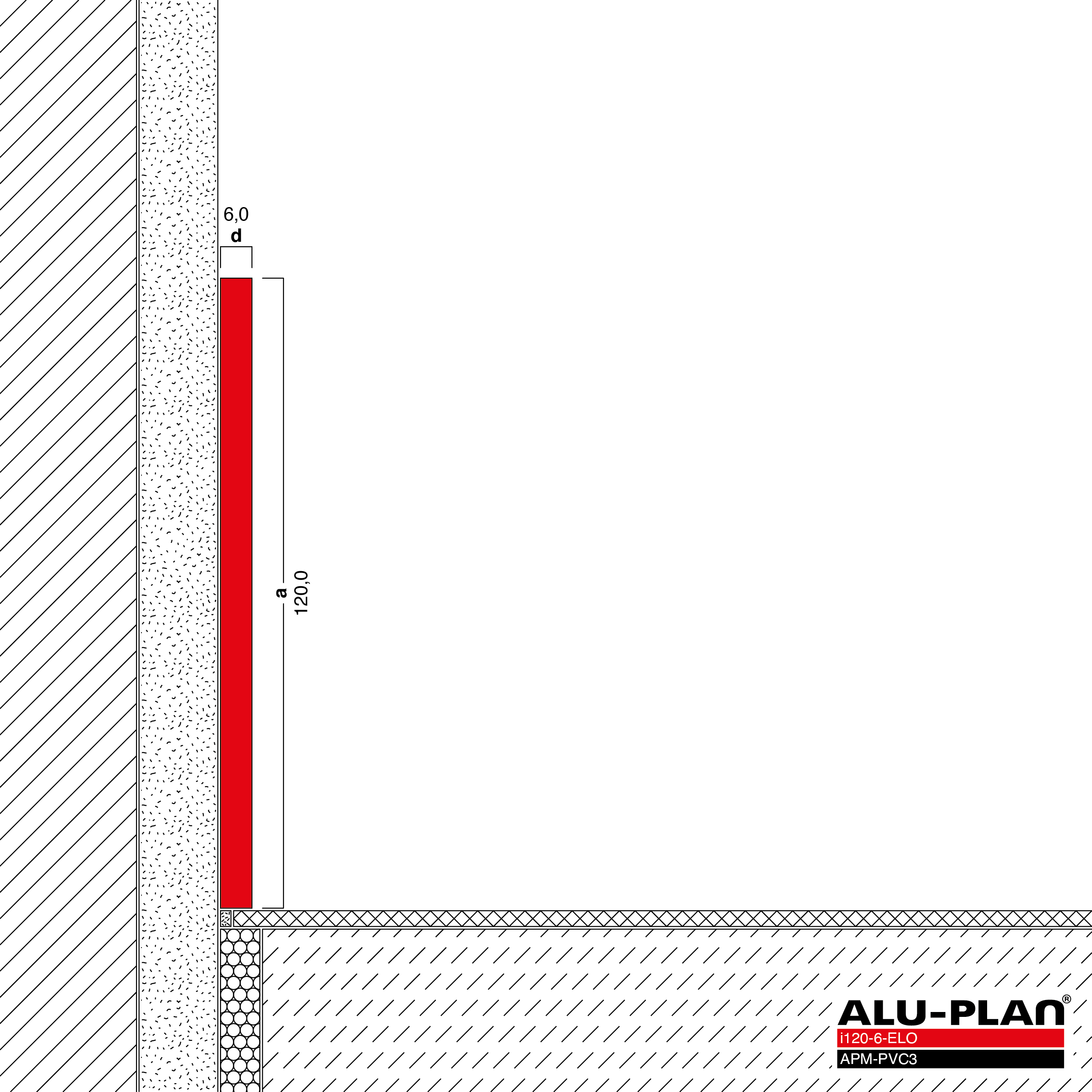 ALU-PLAN® Installation :: i120-6-ELO-APM-PVC3