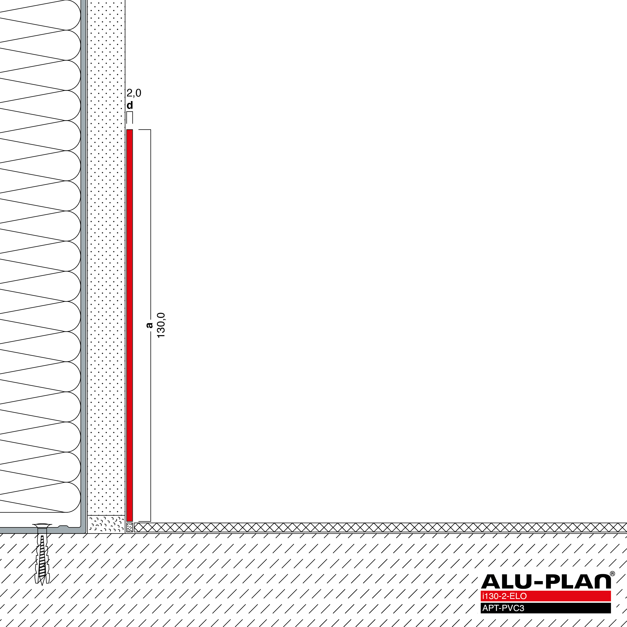 ALU-PLAN® Installation :: i130-2-ELO-APT-PVC3