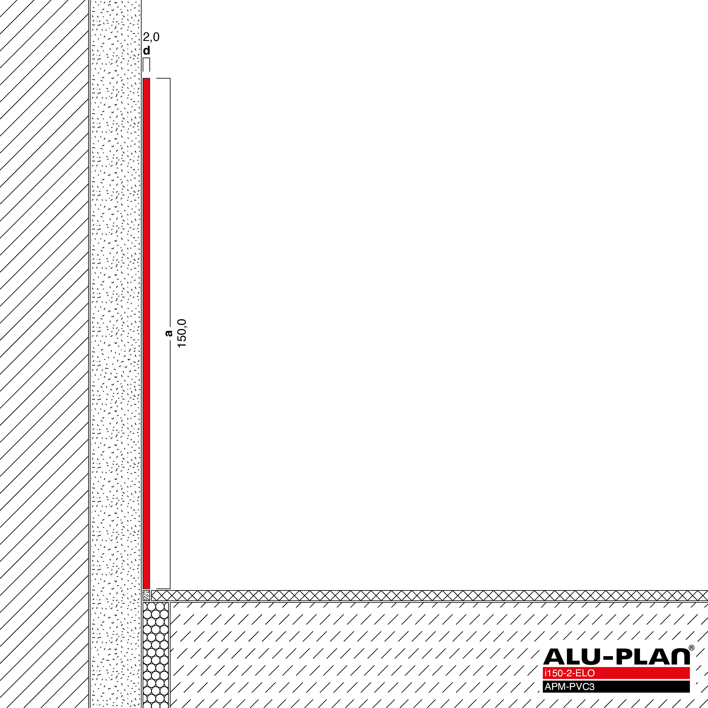 ALU-PLAN® Installation :: i150-2-ELO-APM-PVC3