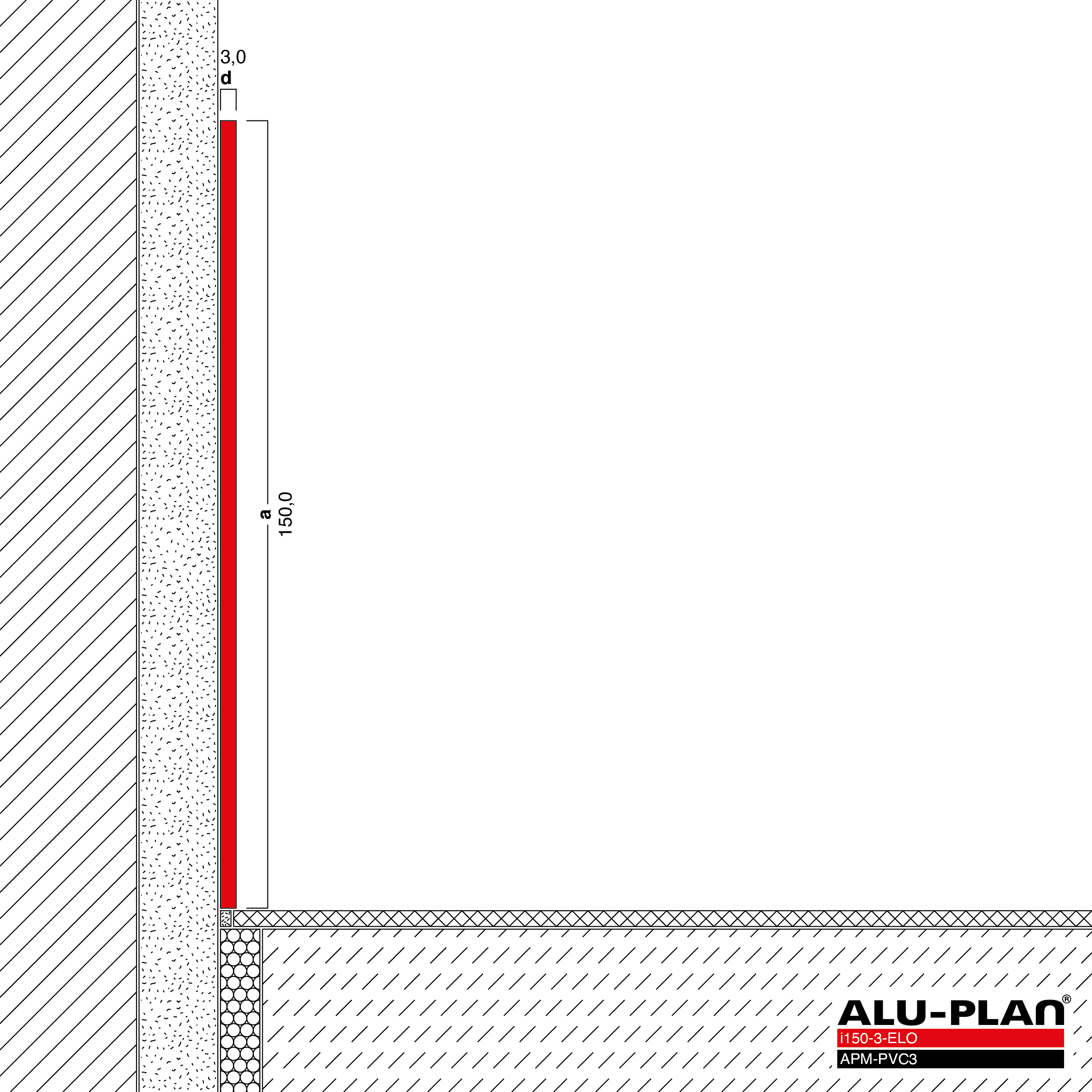 ALU-PLAN® Installation :: i150-3-ELO-APM-PVC3