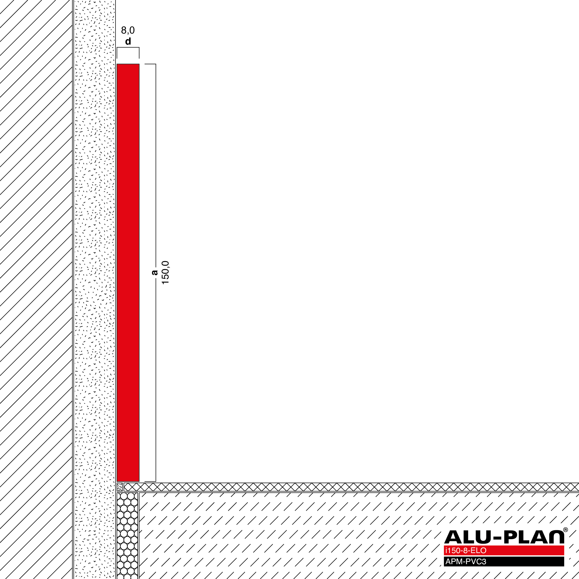 ALU-PLAN® Installation :: i150-8-ELO-APM-PVC3