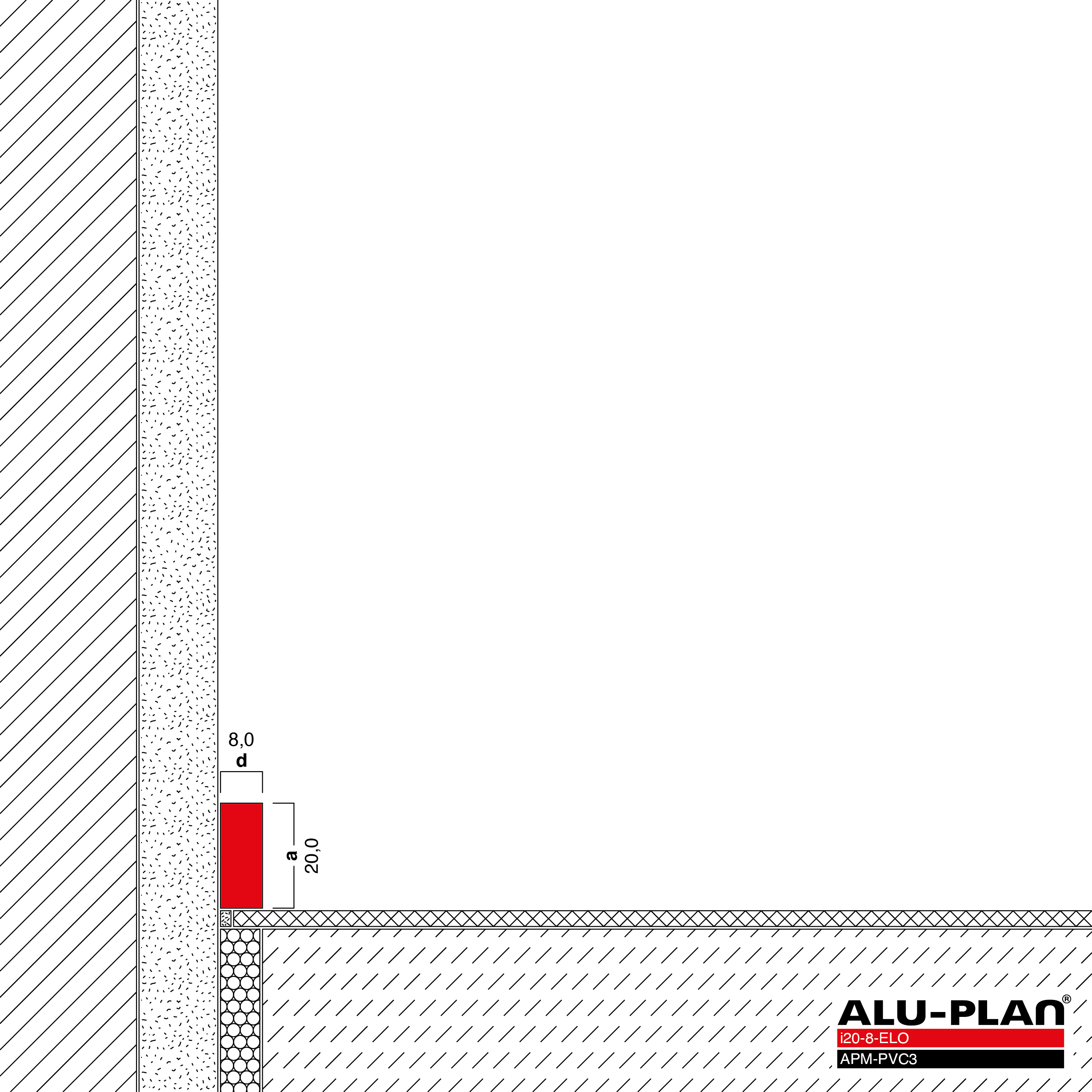 ALU-PLAN® Installation :: i20-8-ELO-APM-PVC3