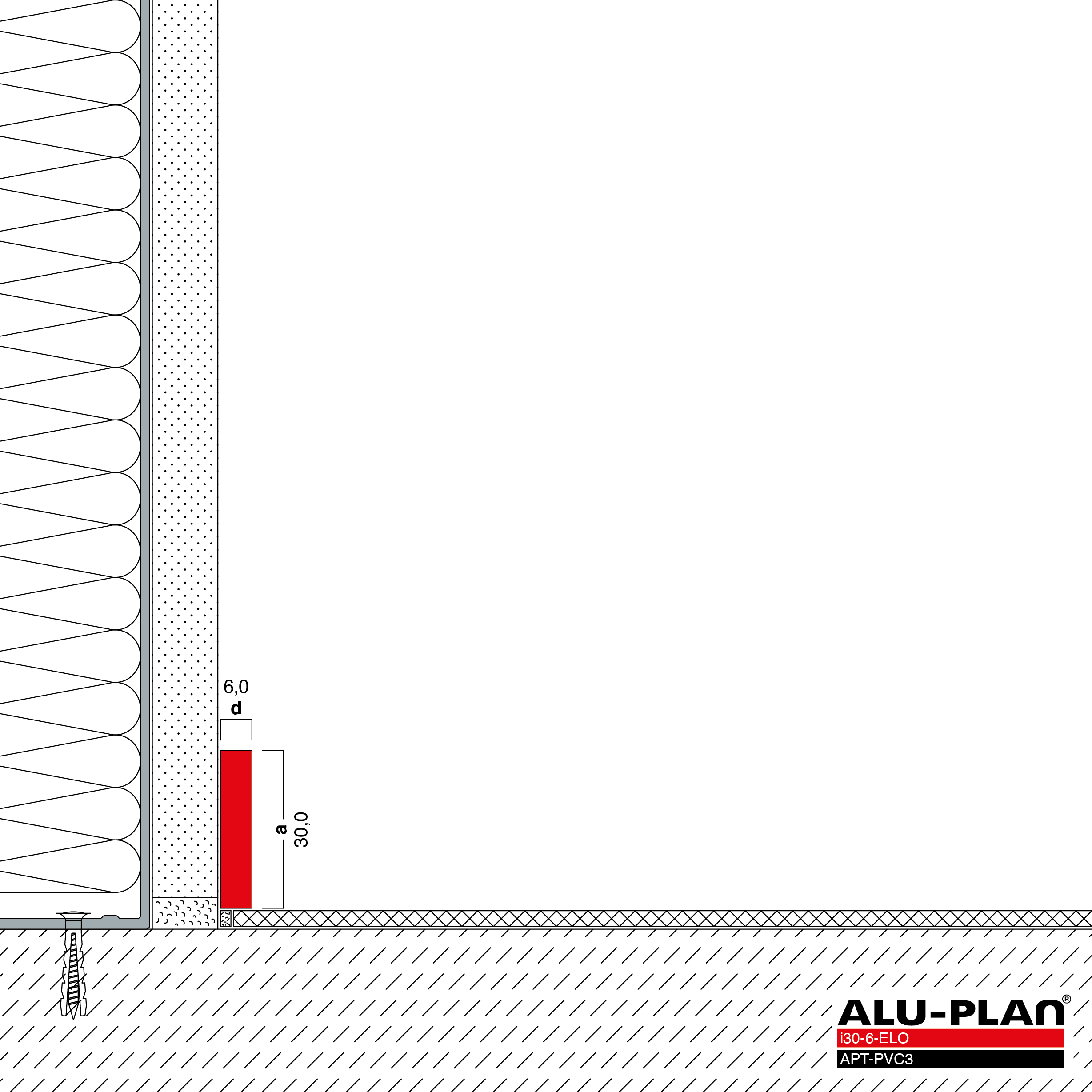 ALU-PLAN® Installation :: i30-6-ELO-APT-PVC3
