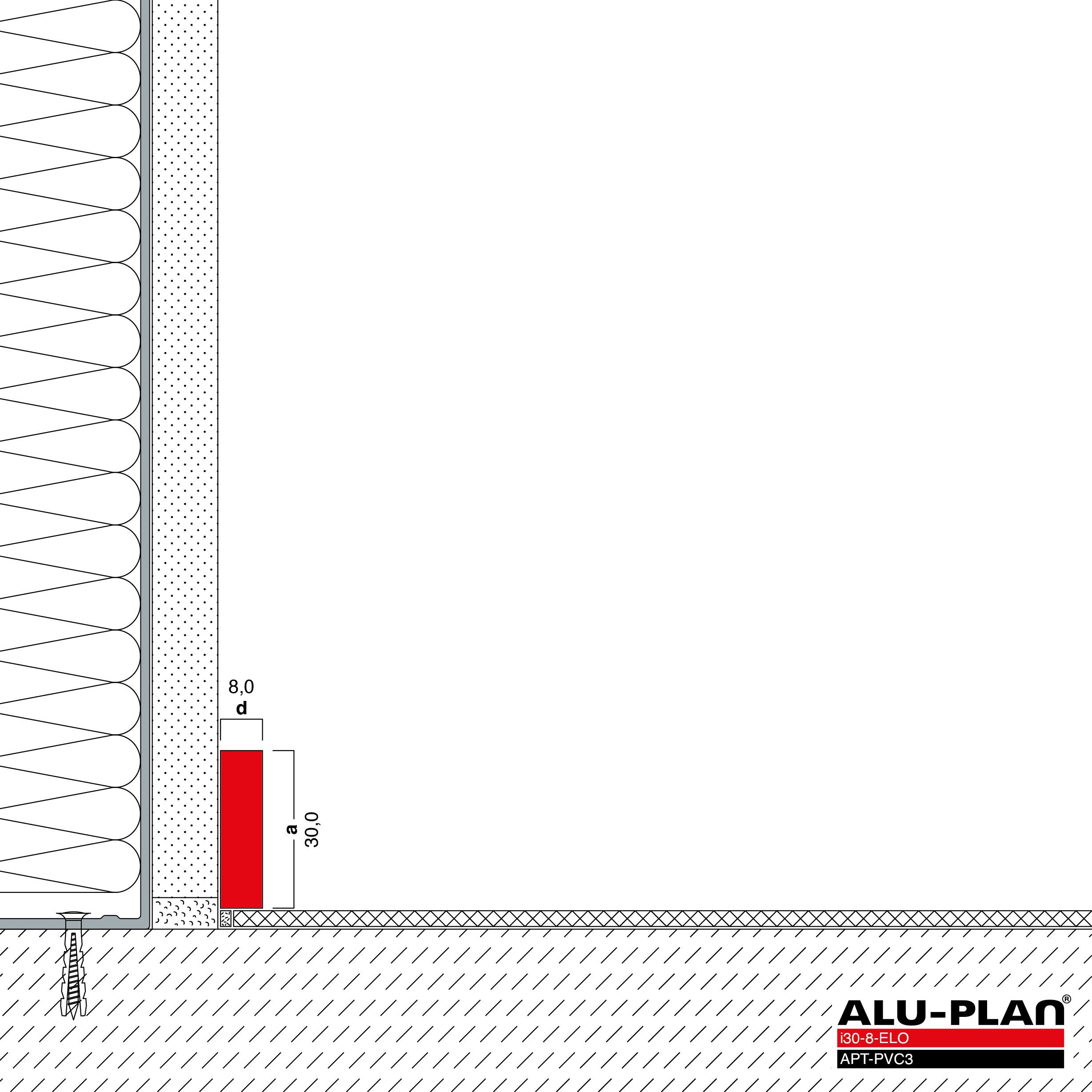 ALU-PLAN® Installation :: i30-8-ELO-APT-PVC3