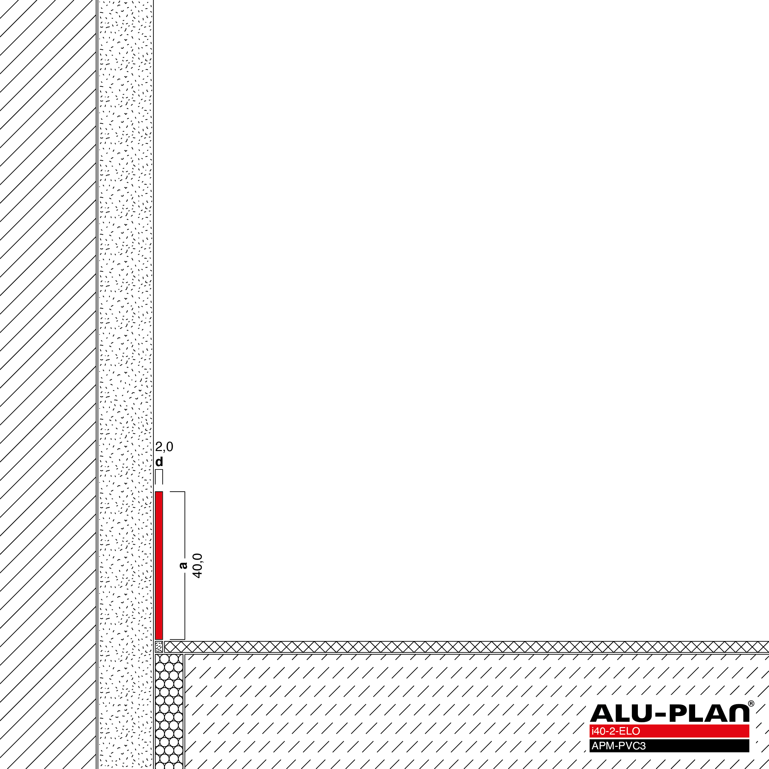 ALU-PLAN® Installation :: i40-2-ELO-APM-PVC3