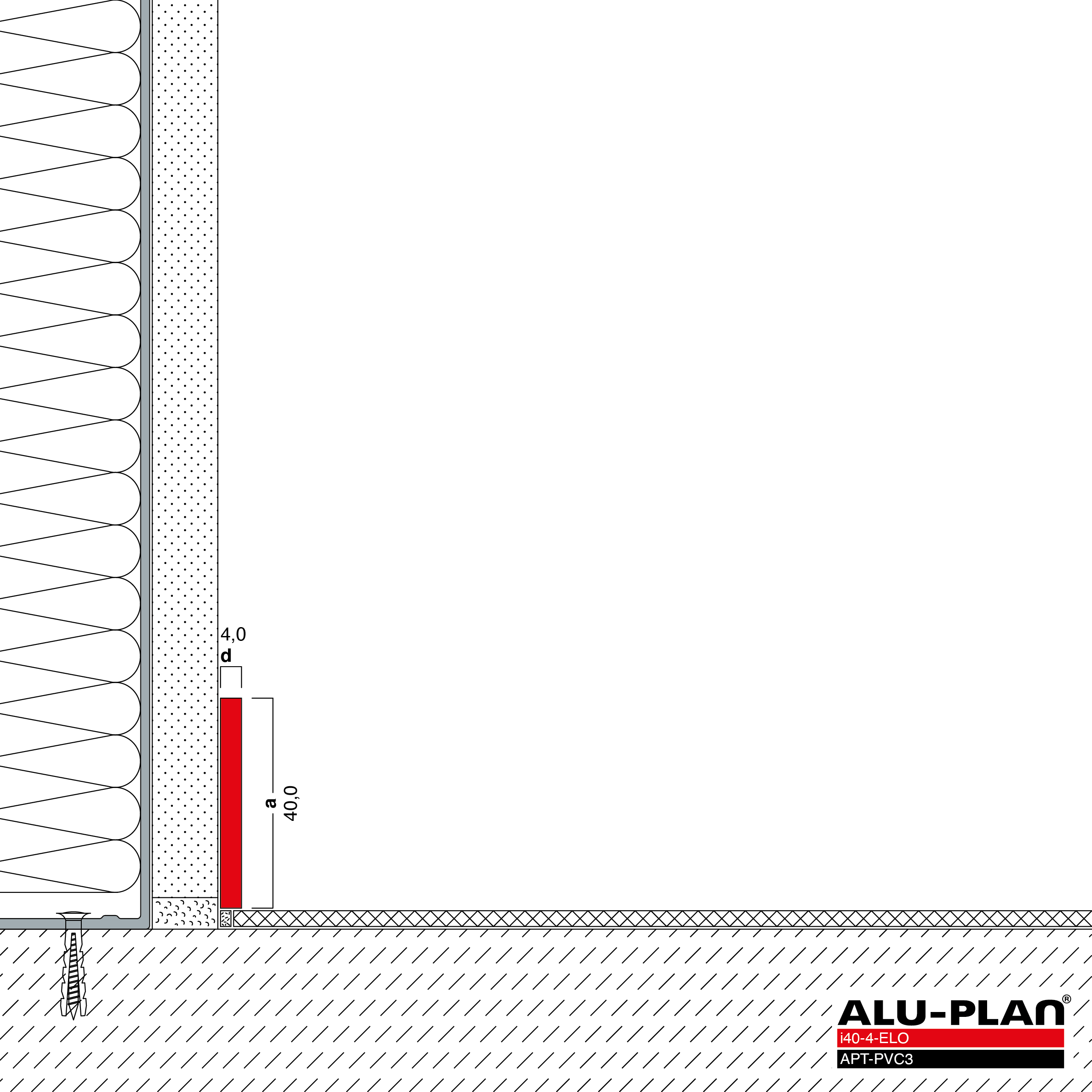 ALU-PLAN® Installation :: i40-4-ELO-APT-PVC3