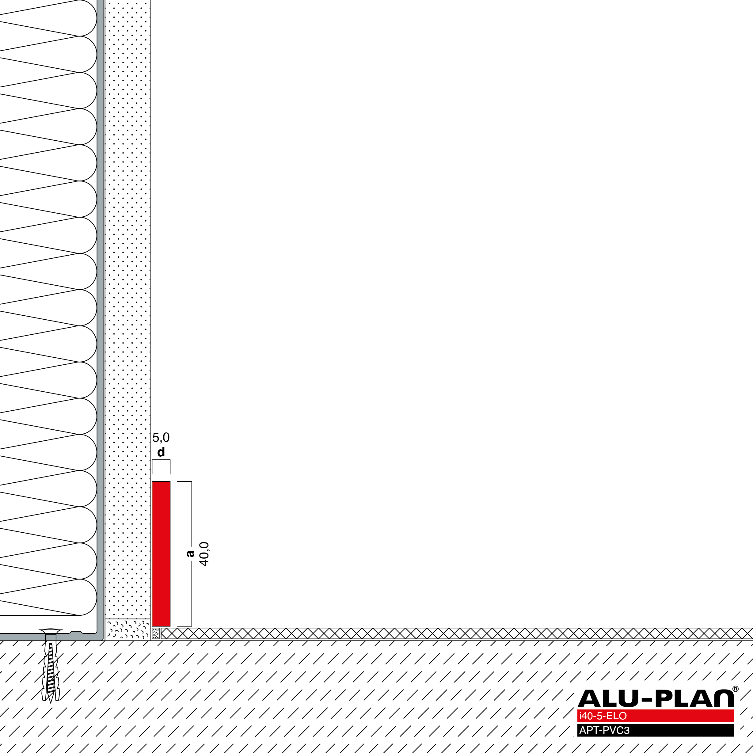 ALU-PLAN® Installation :: i40-5-ELO-APT-PVC3