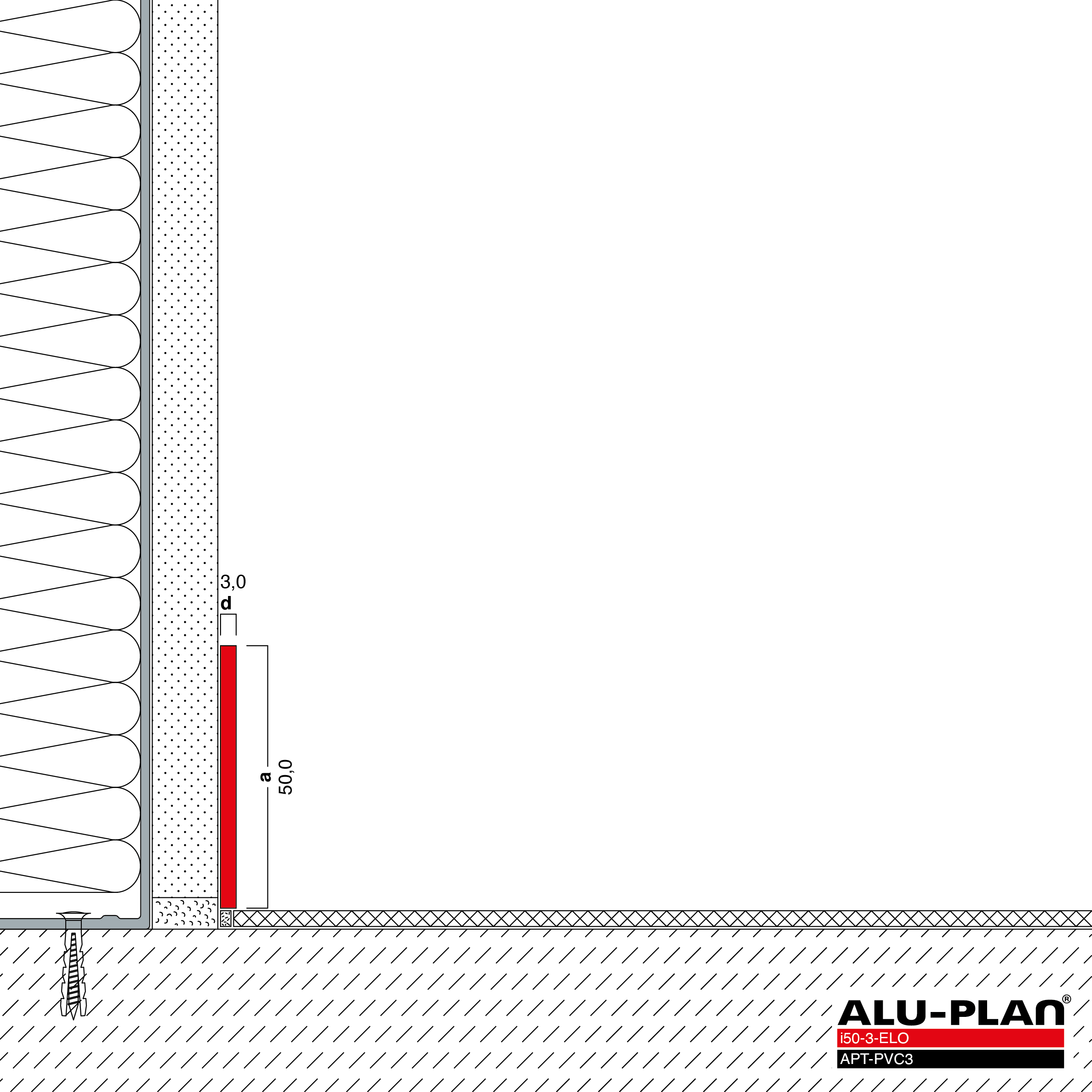 ALU-PLAN® Installation :: i50-3-ELO-APT-PVC3