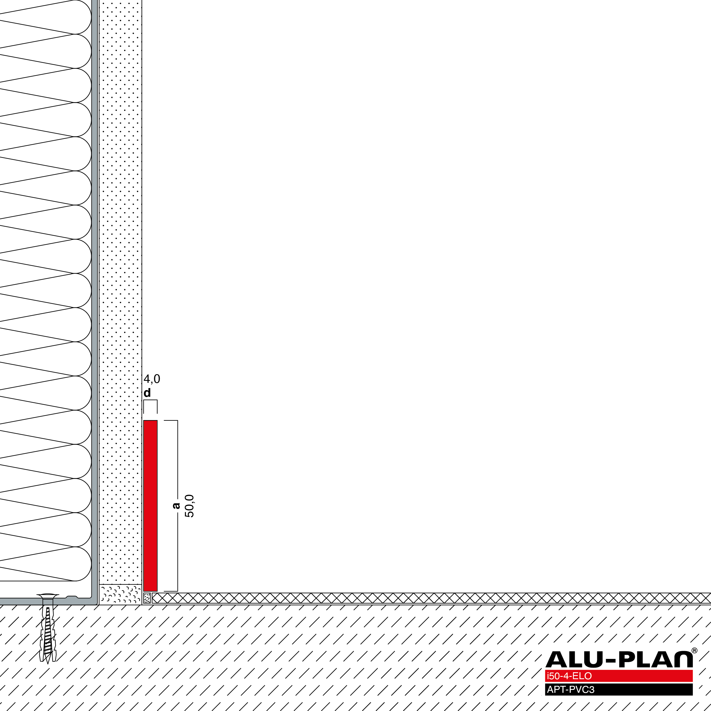 ALU-PLAN® Installation :: i50-4-ELO-APT-PVC3