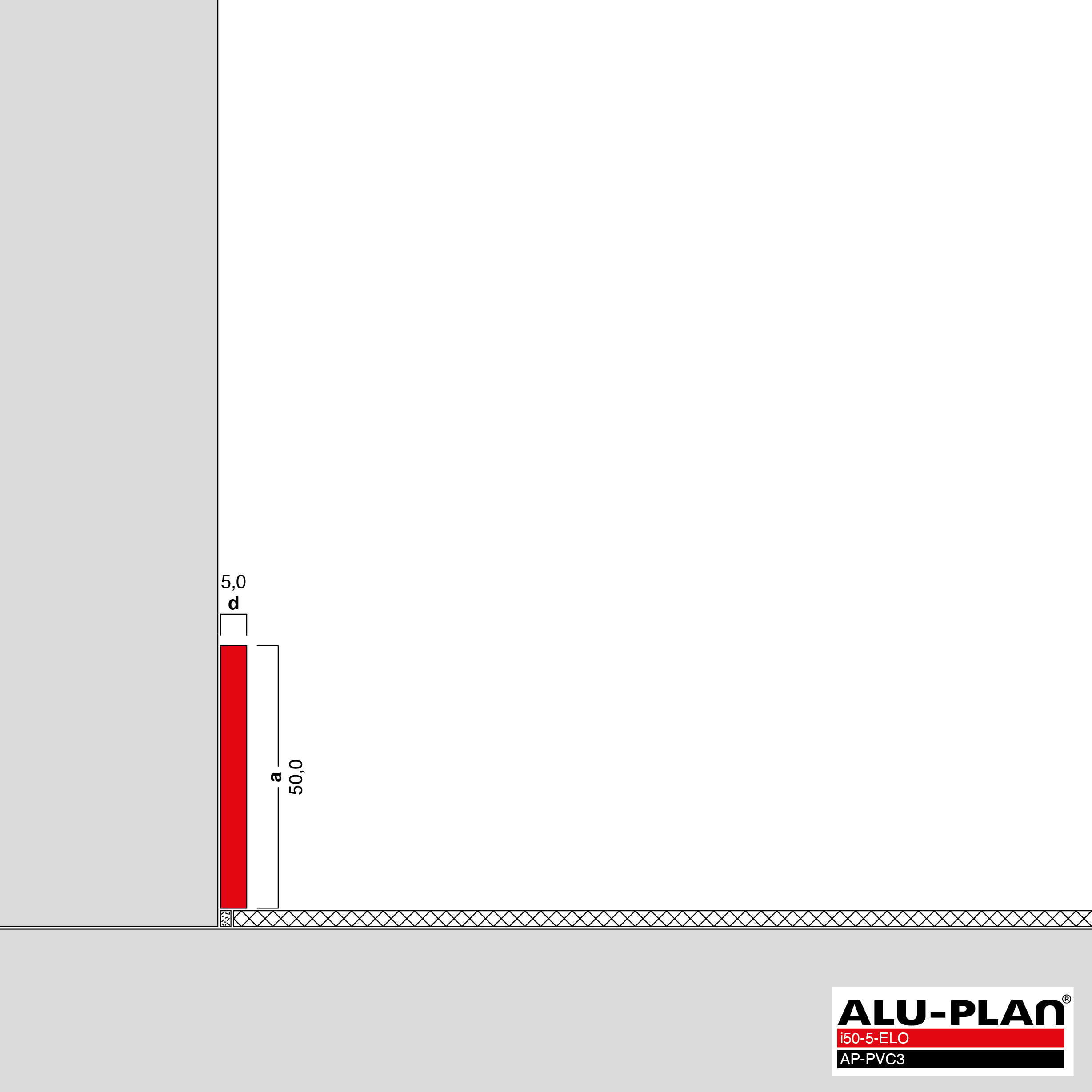 ALU-PLAN® Installation :: i50-5-ELO-AP-PVC3