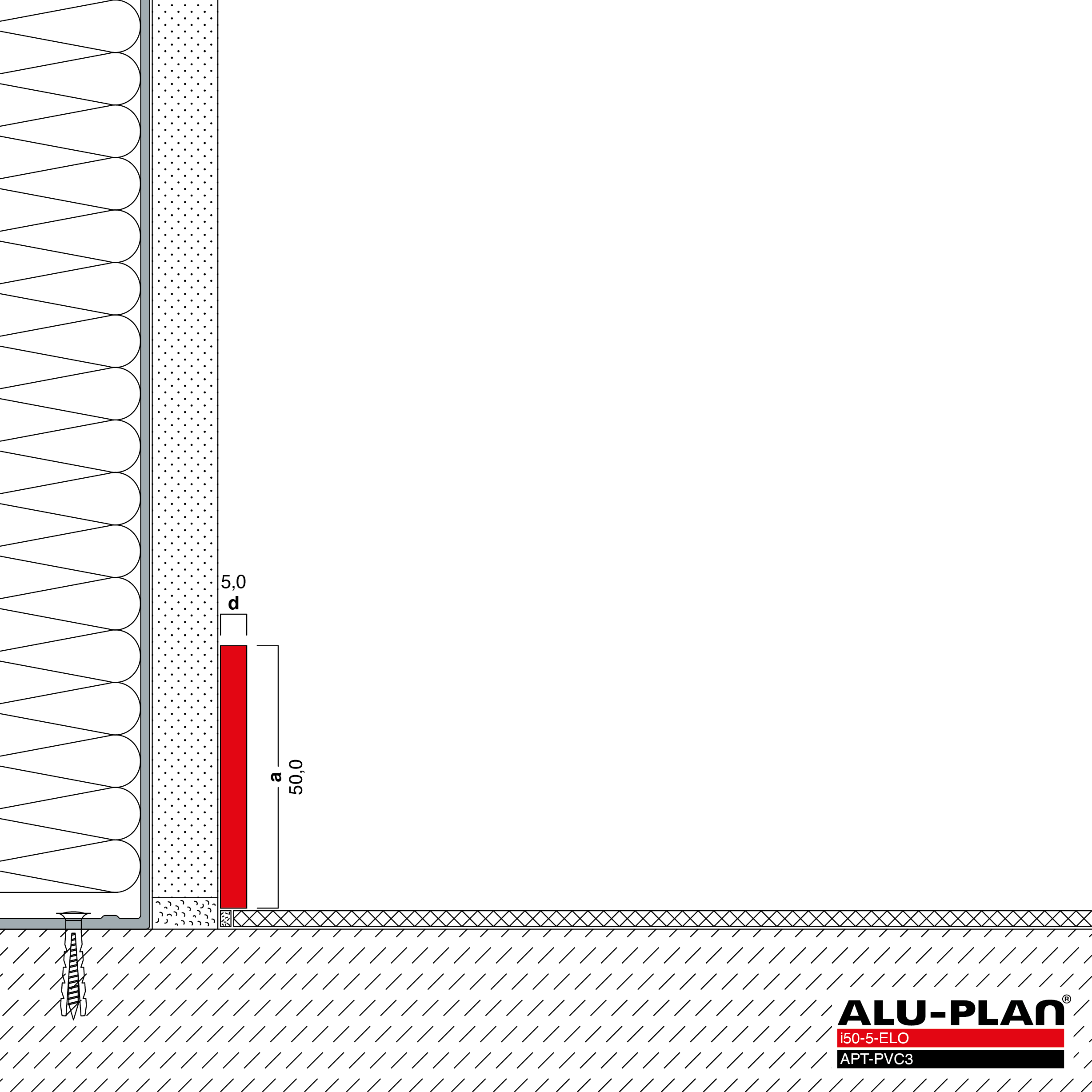 ALU-PLAN® Installation :: i50-5-ELO-APT-PVC3