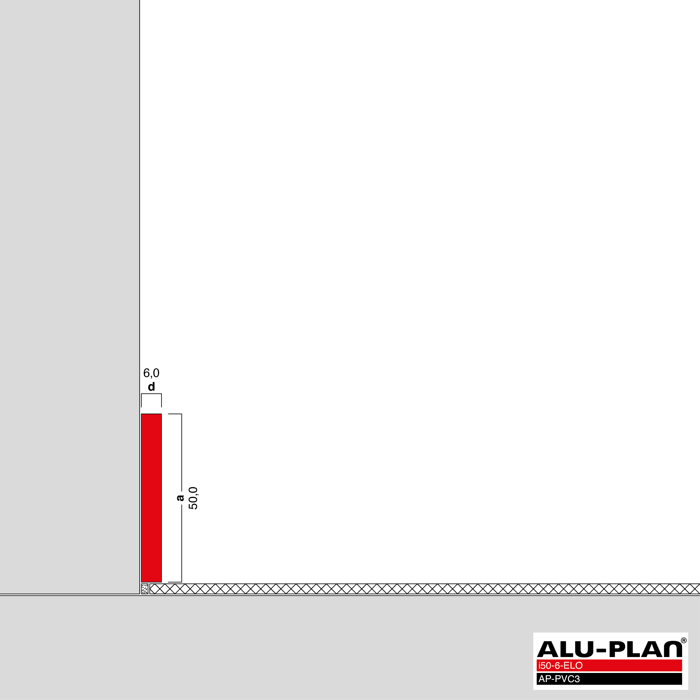 ALU-PLAN® Installation :: i50-6-ELO-AP-PVC3