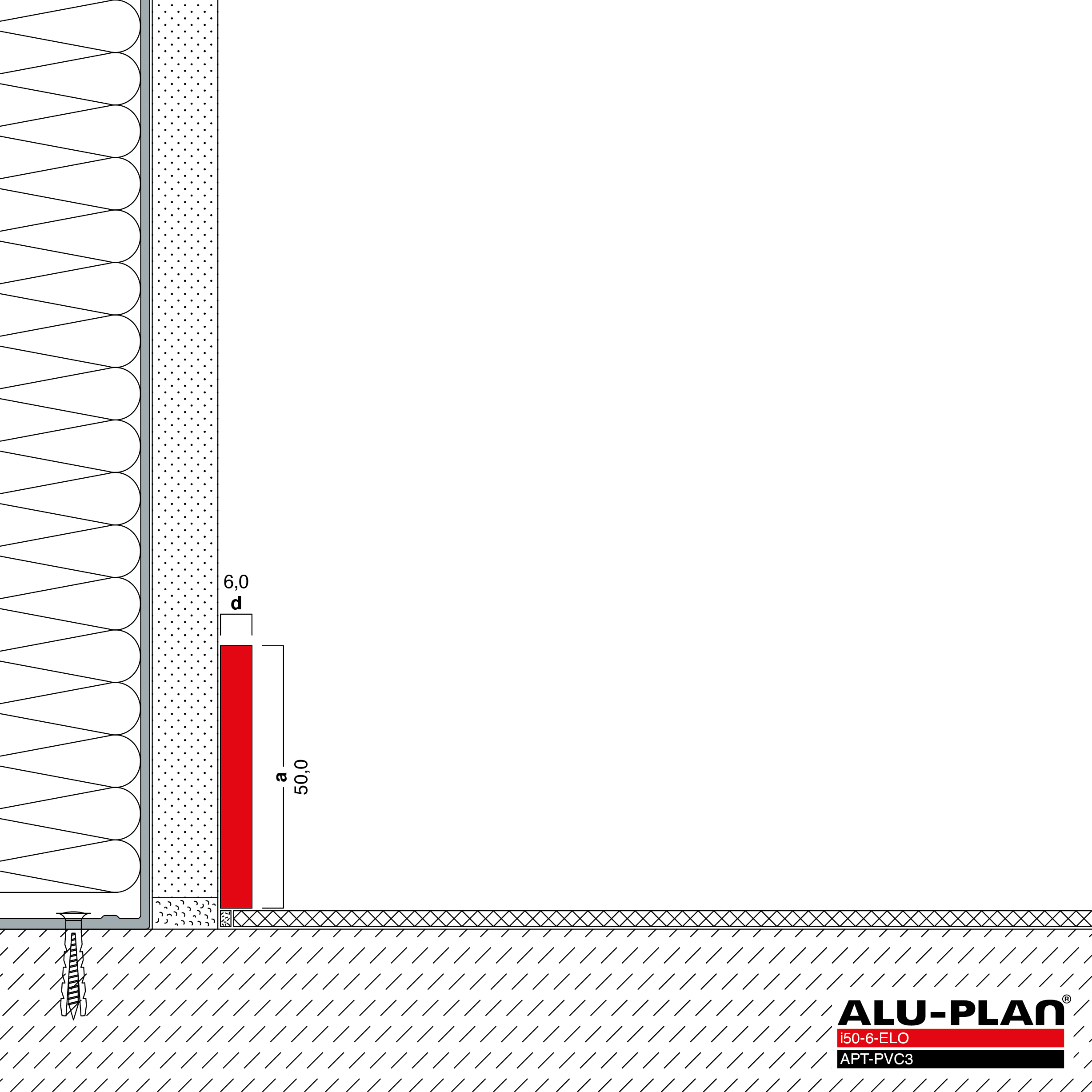ALU-PLAN® Installation :: i50-6-ELO-APT-PVC3