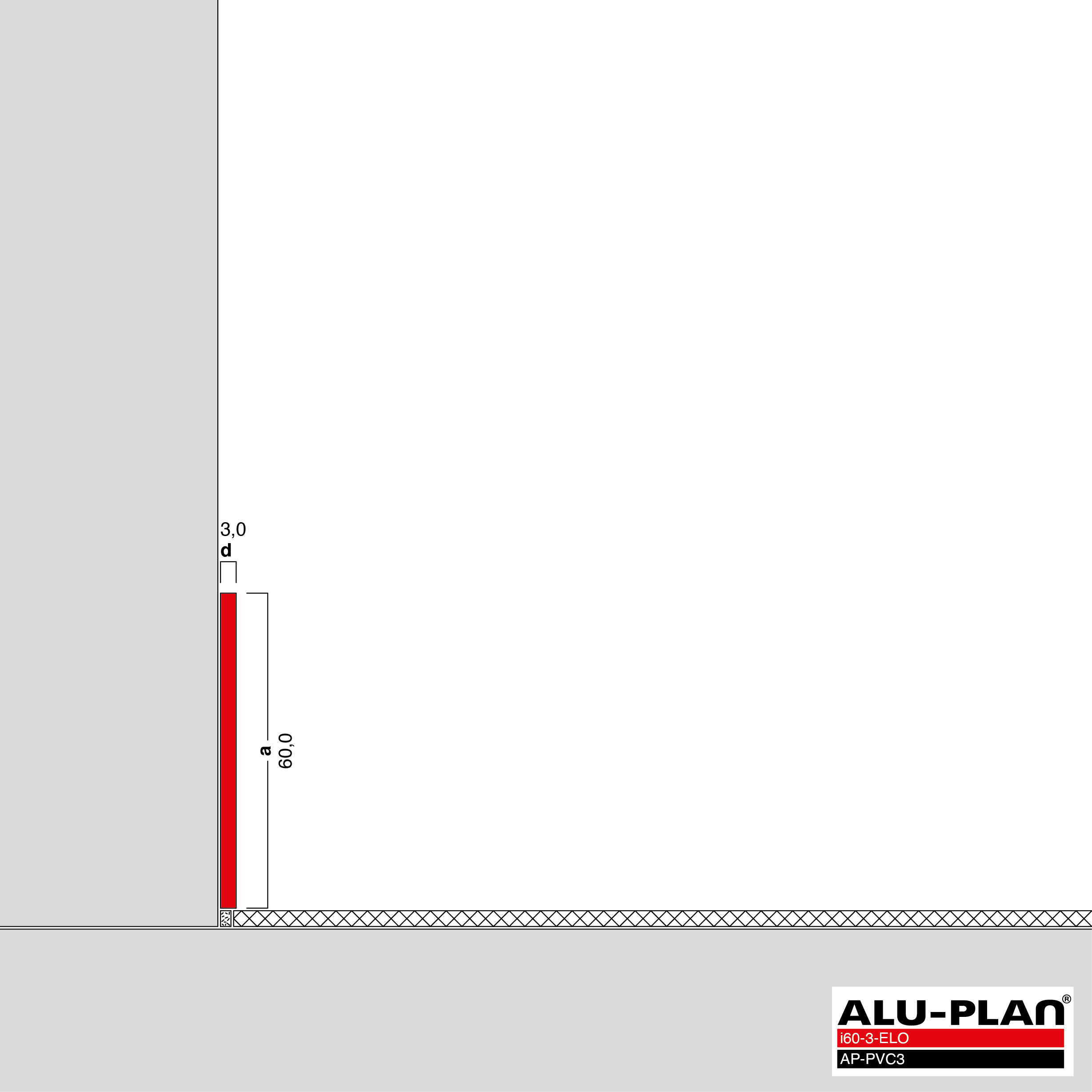 ALU-PLAN® Installation :: i60-3-ELO-AP-PVC3