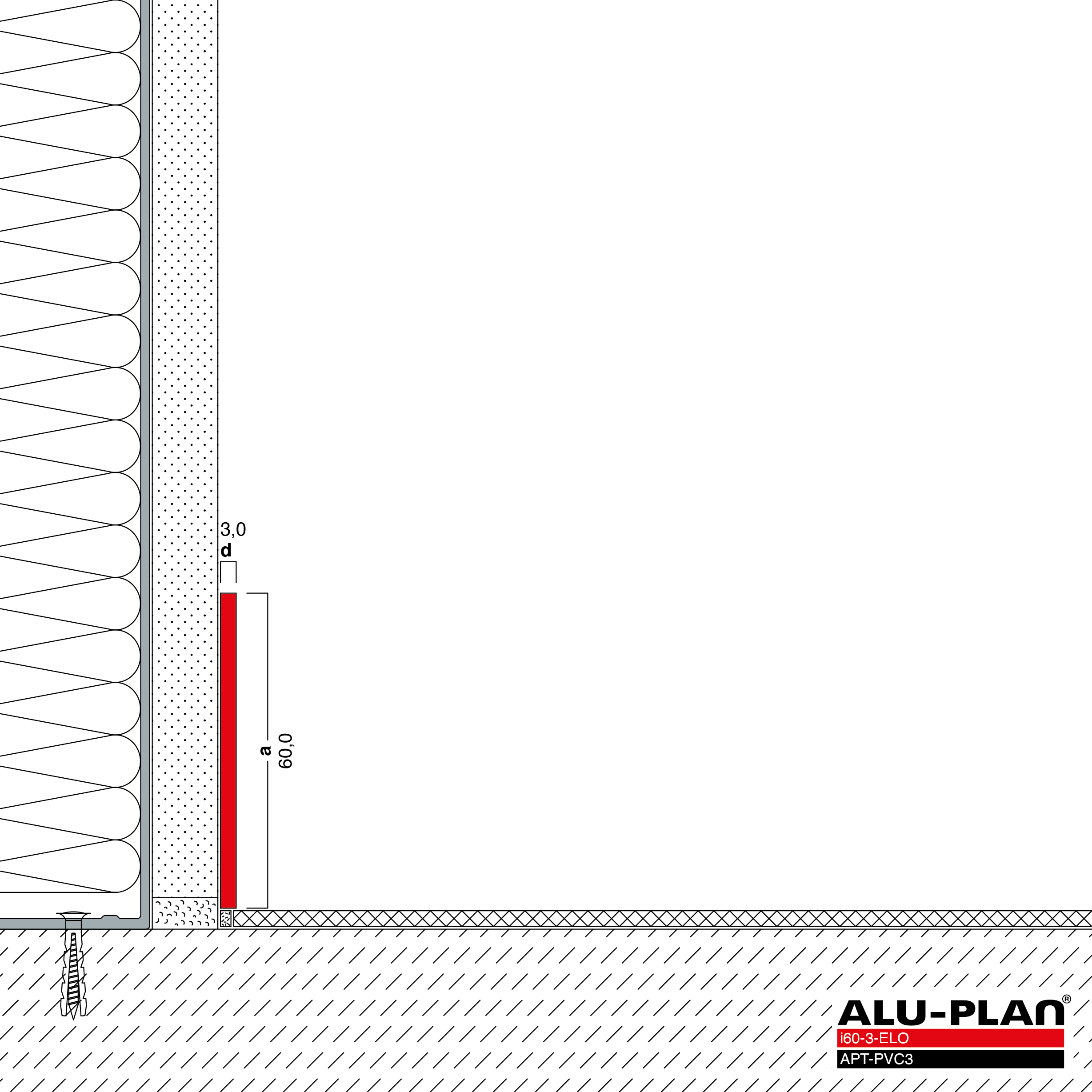 ALU-PLAN® Installation :: i60-3-ELO-APT-PVC3