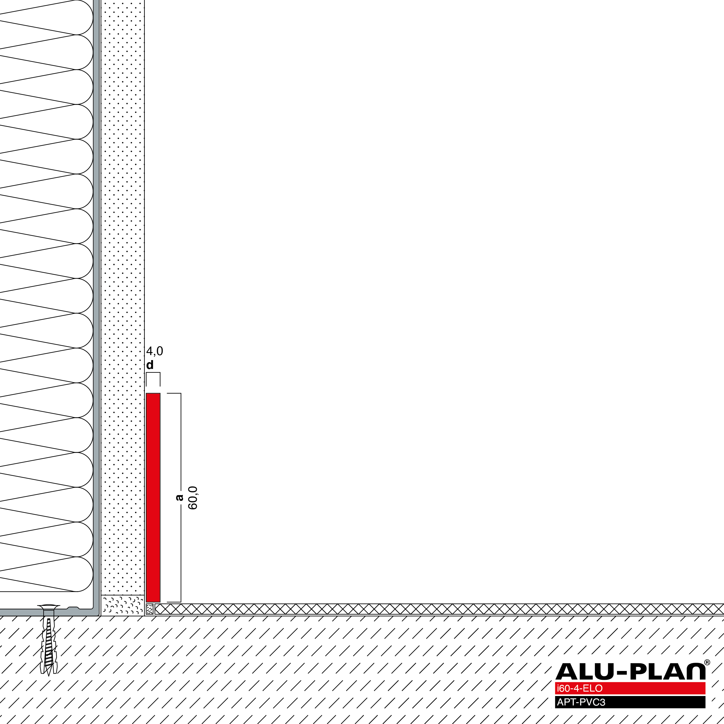 ALU-PLAN® Installation :: i60-4-ELO-APT-PVC3