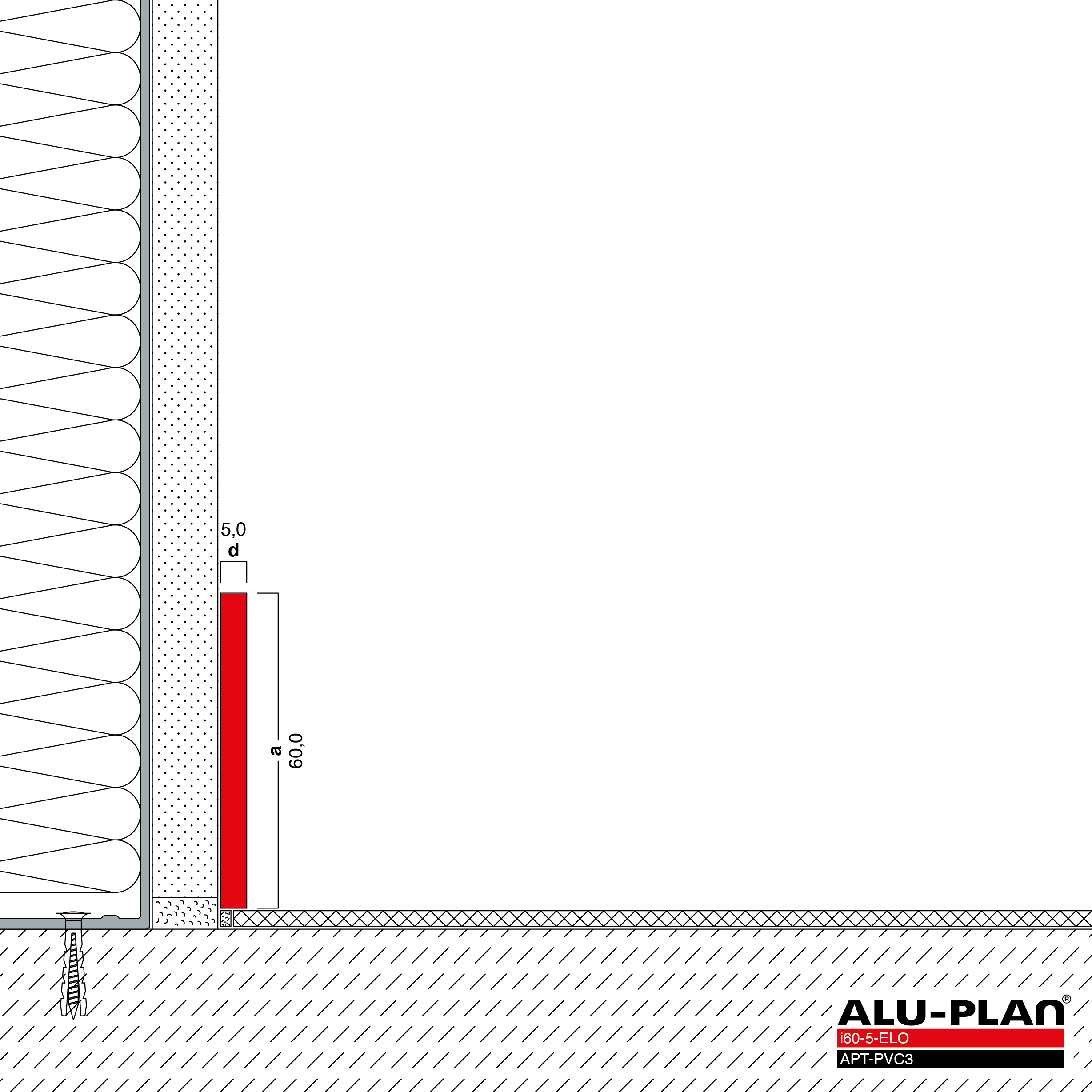 ALU-PLAN® Installation :: i60-5-ELO-APT-PVC3