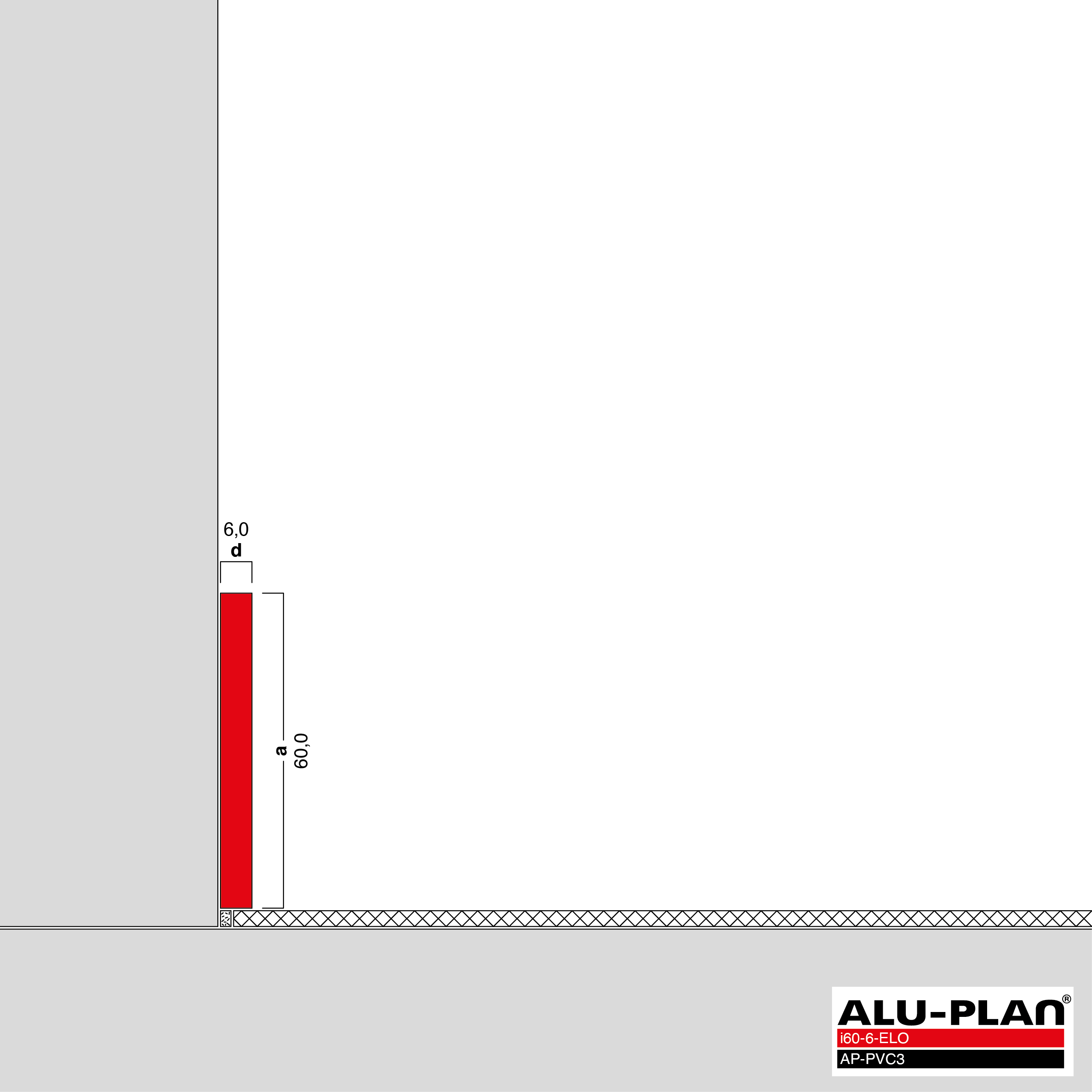 ALU-PLAN® Installation :: i60-6-ELO-AP-PVC3