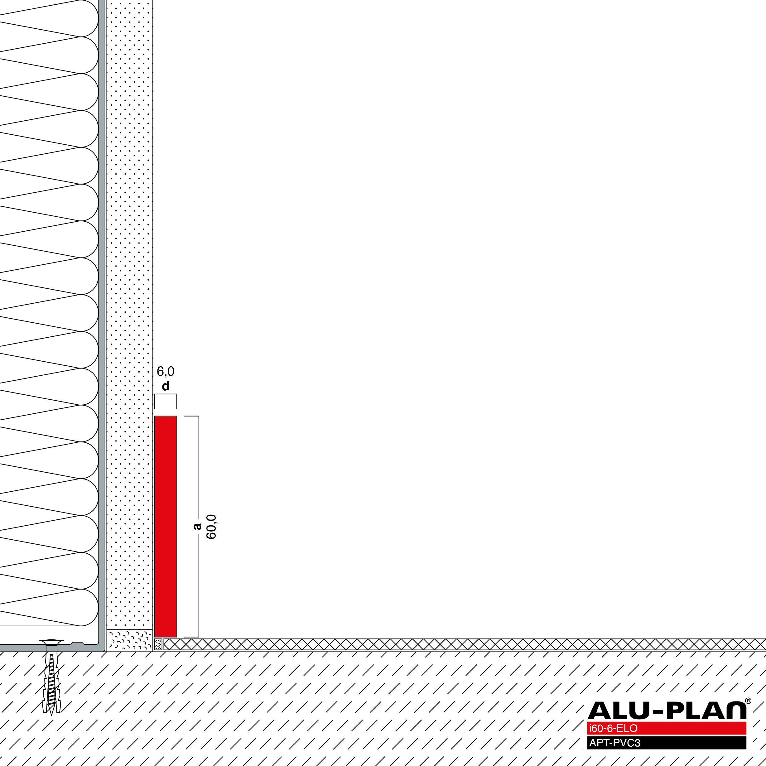 ALU-PLAN® Installation :: i60-6-ELO-APT-PVC3