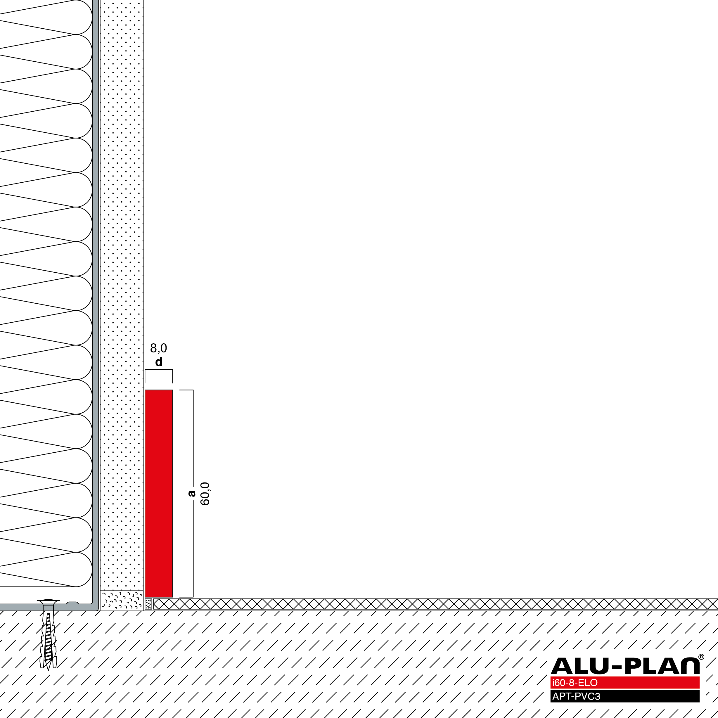ALU-PLAN® Installation :: i60-8-ELO-APT-PVC3