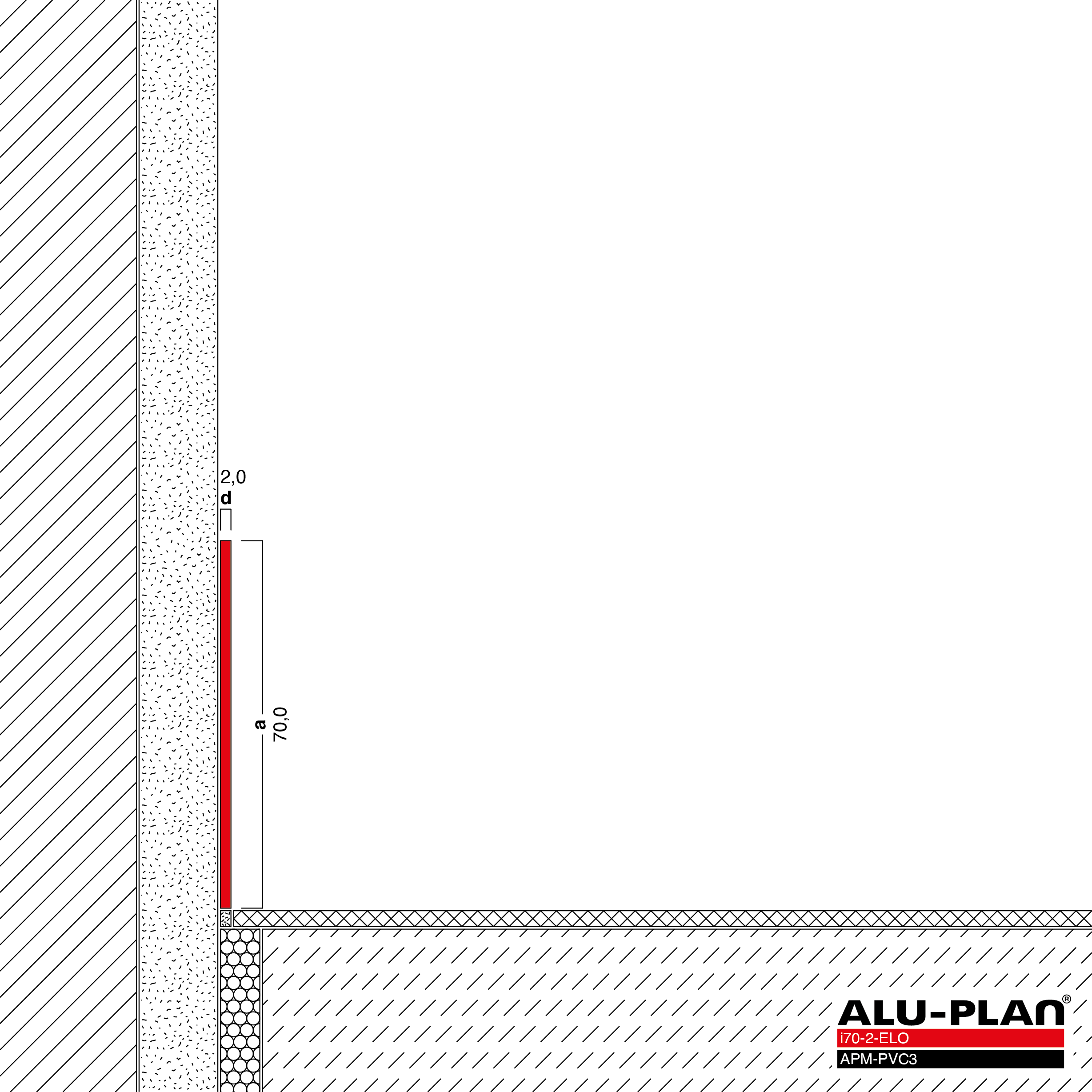 ALU-PLAN® Installation :: i70-2-ELO-APM-PVC3