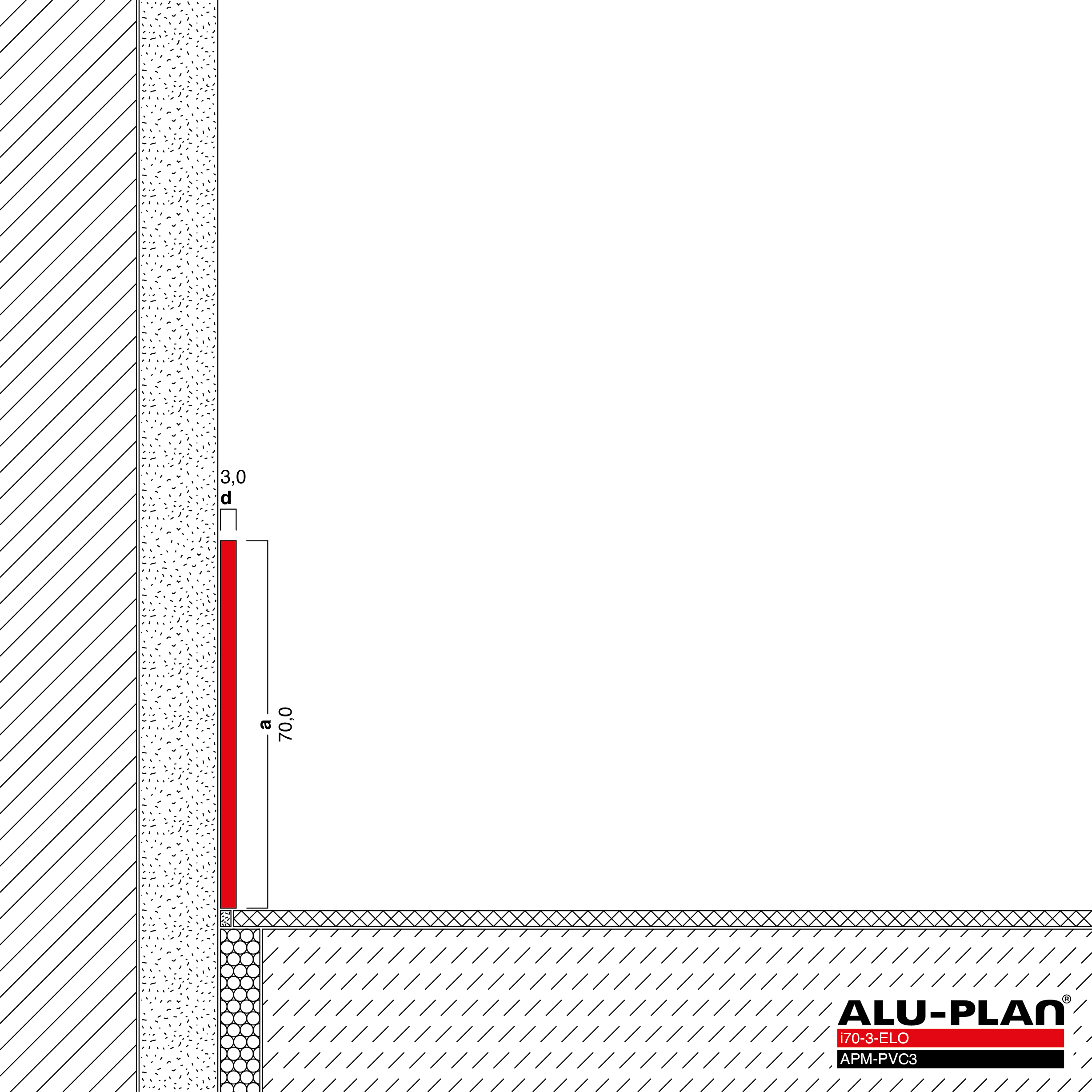 ALU-PLAN® Installation :: i70-3-ELO-APM-PVC3