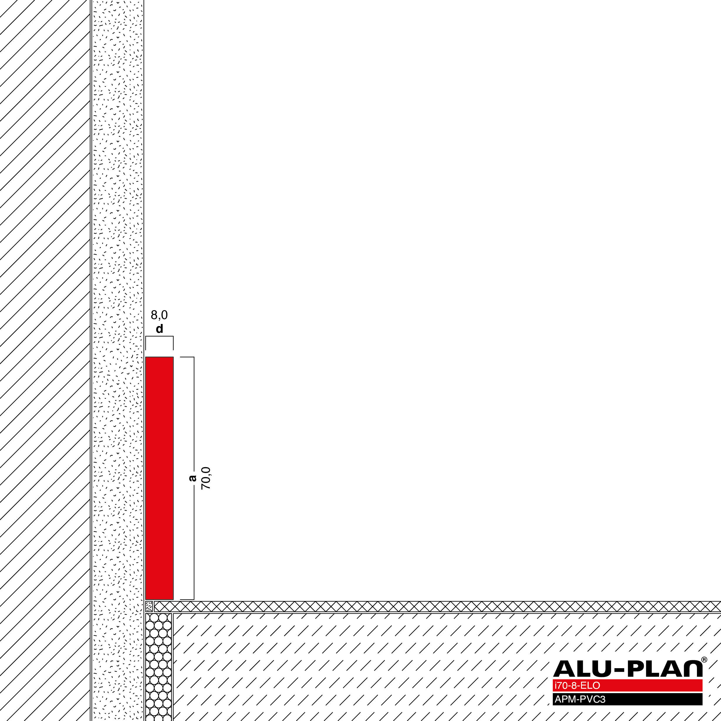 ALU-PLAN® Installation :: i70-8-ELO-APM-PVC3