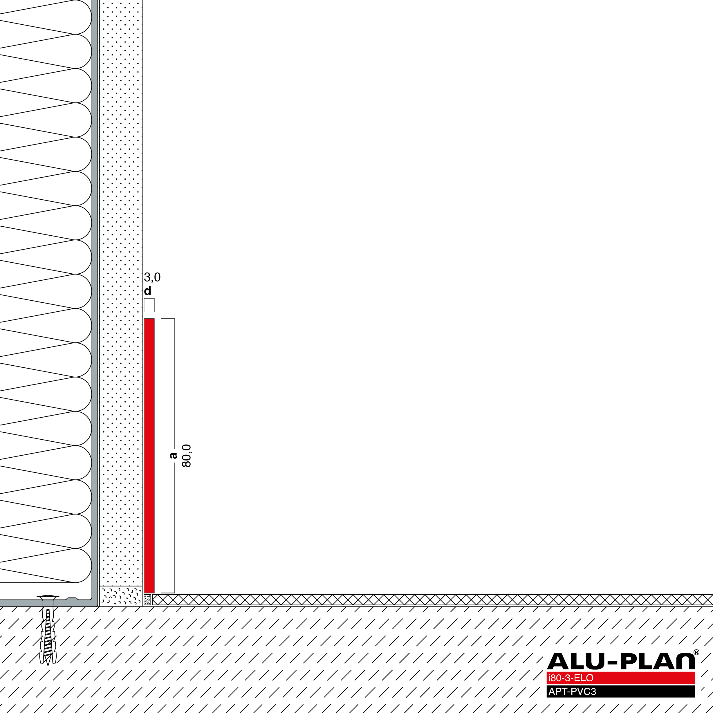 ALU-PLAN® Installation :: i80-3-ELO-APT-PVC3