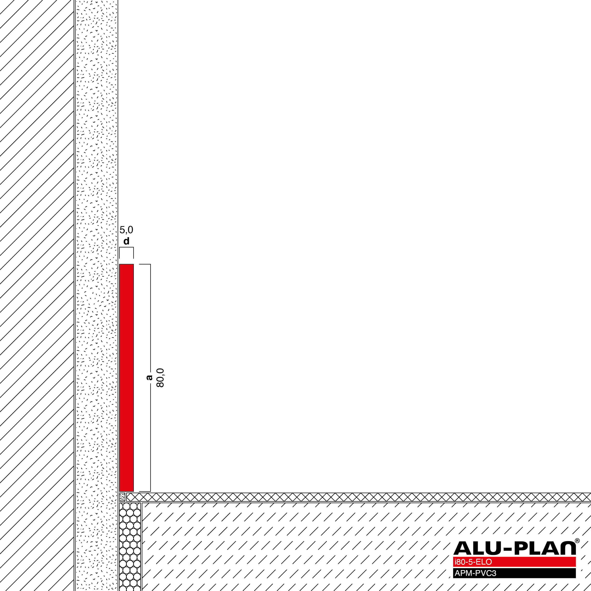 ALU-PLAN® Installation :: i80-5-ELO-APM-PVC3