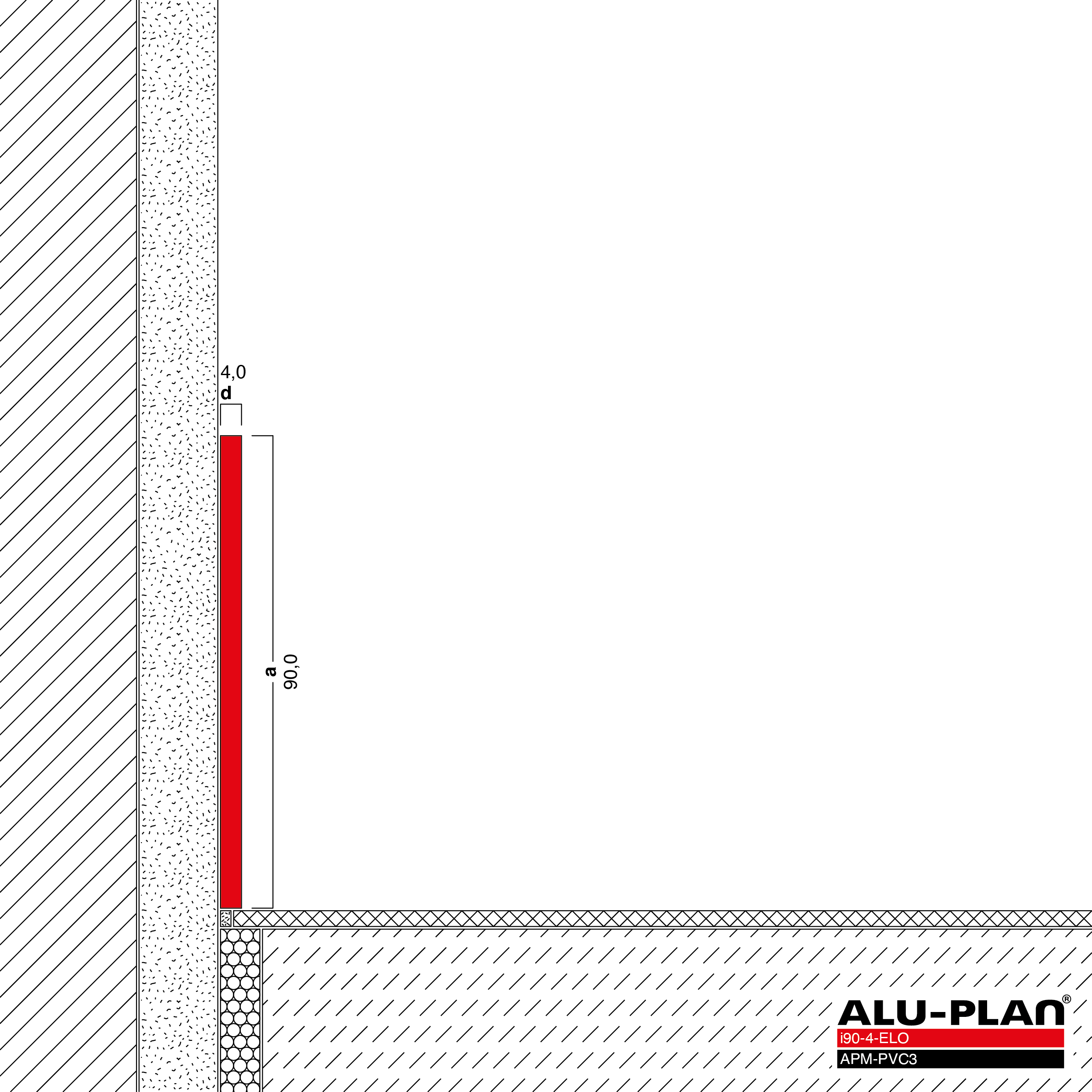 ALU-PLAN® Installation :: i90-4-ELO-APM-PVC3