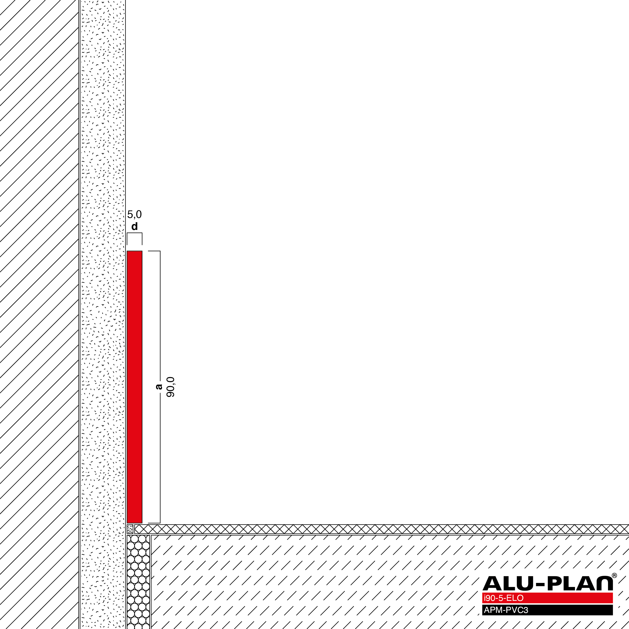 ALU-PLAN® Installation :: i90-5-ELO-APM-PVC3