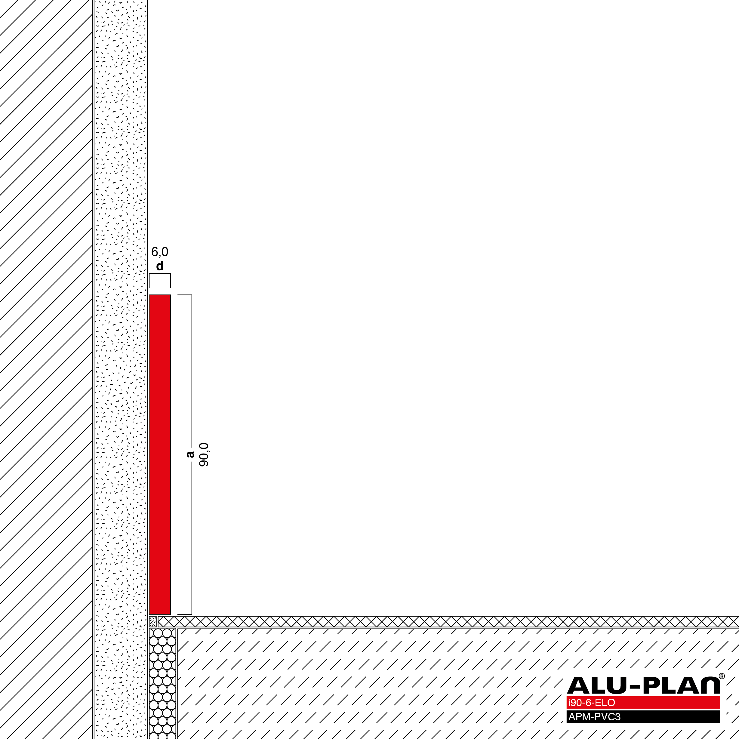 ALU-PLAN® Installation :: i90-6-ELO-APM-PVC3