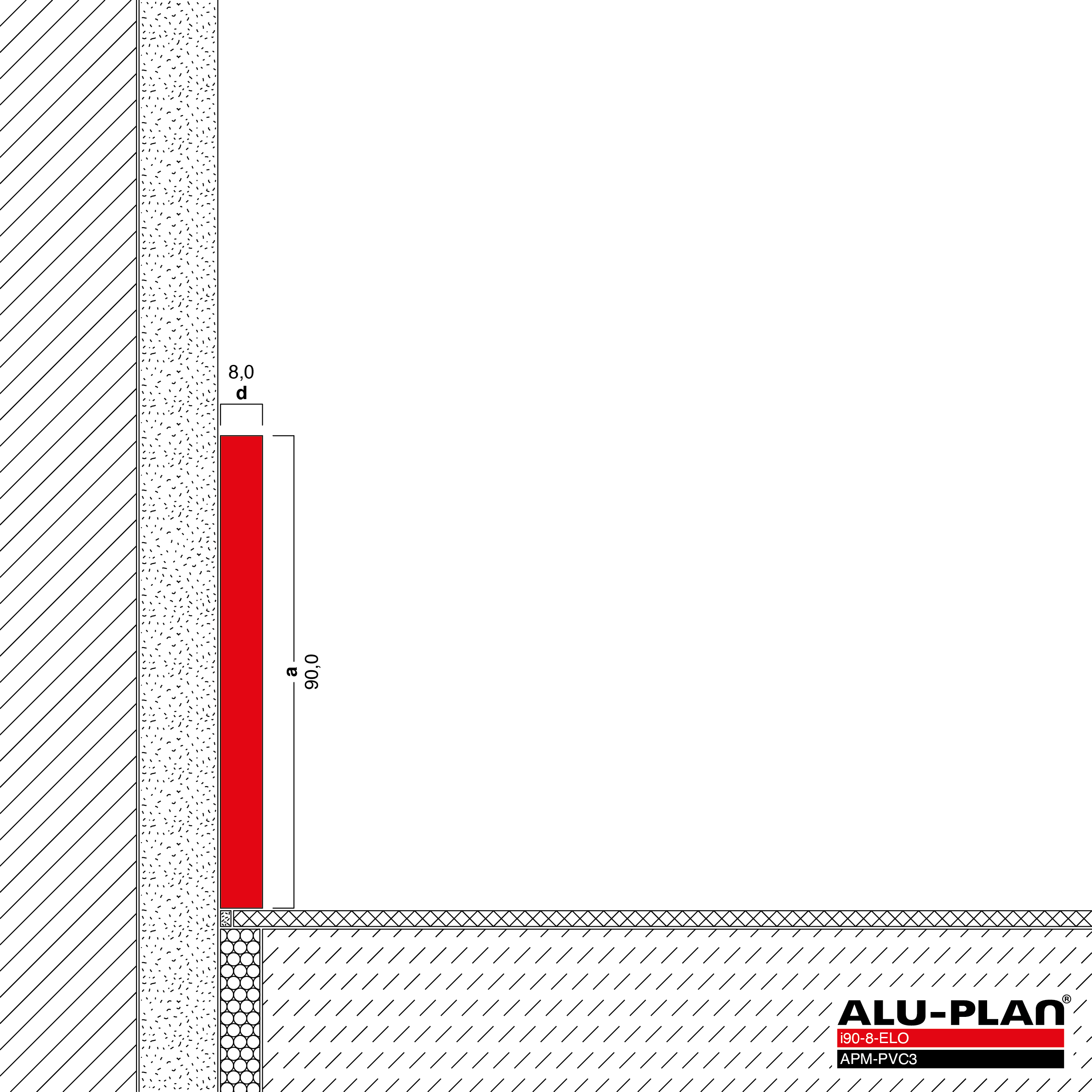 ALU-PLAN® Installation :: i90-8-ELO-APM-PVC3