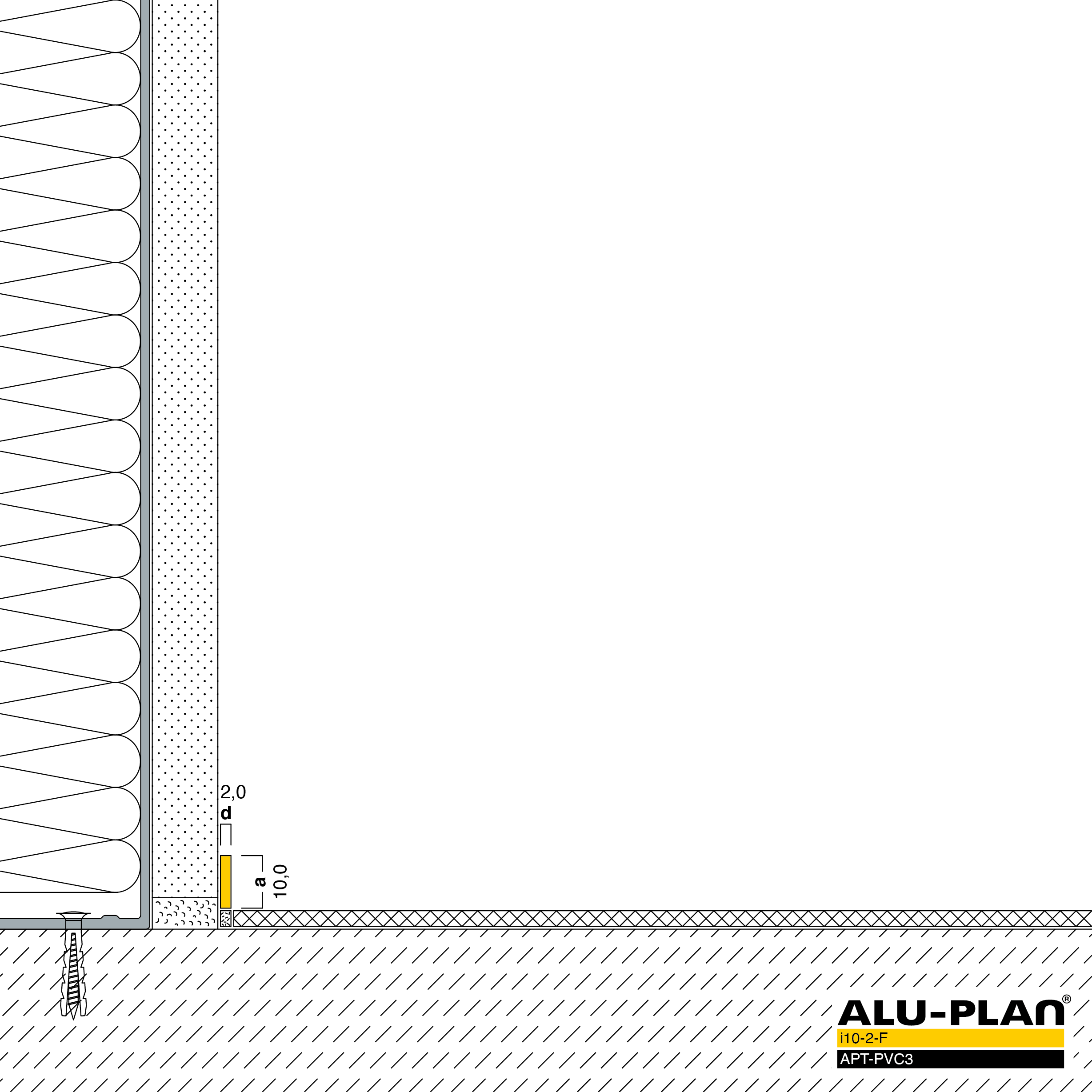 ALU-PLAN® Installation :: i10-2-F-APT-PVC3