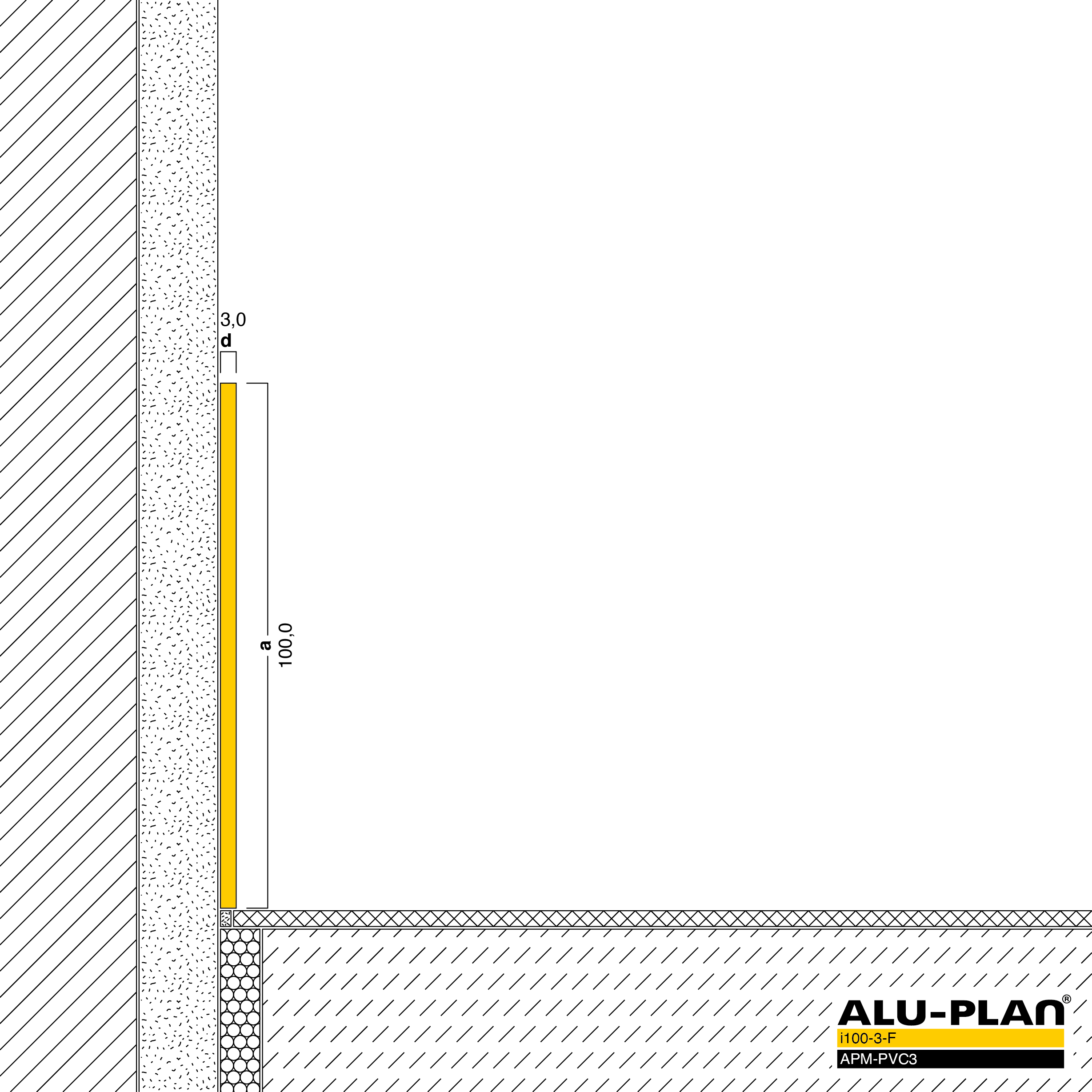 ALU-PLAN® Installation :: i100-3-F-APM-PVC3