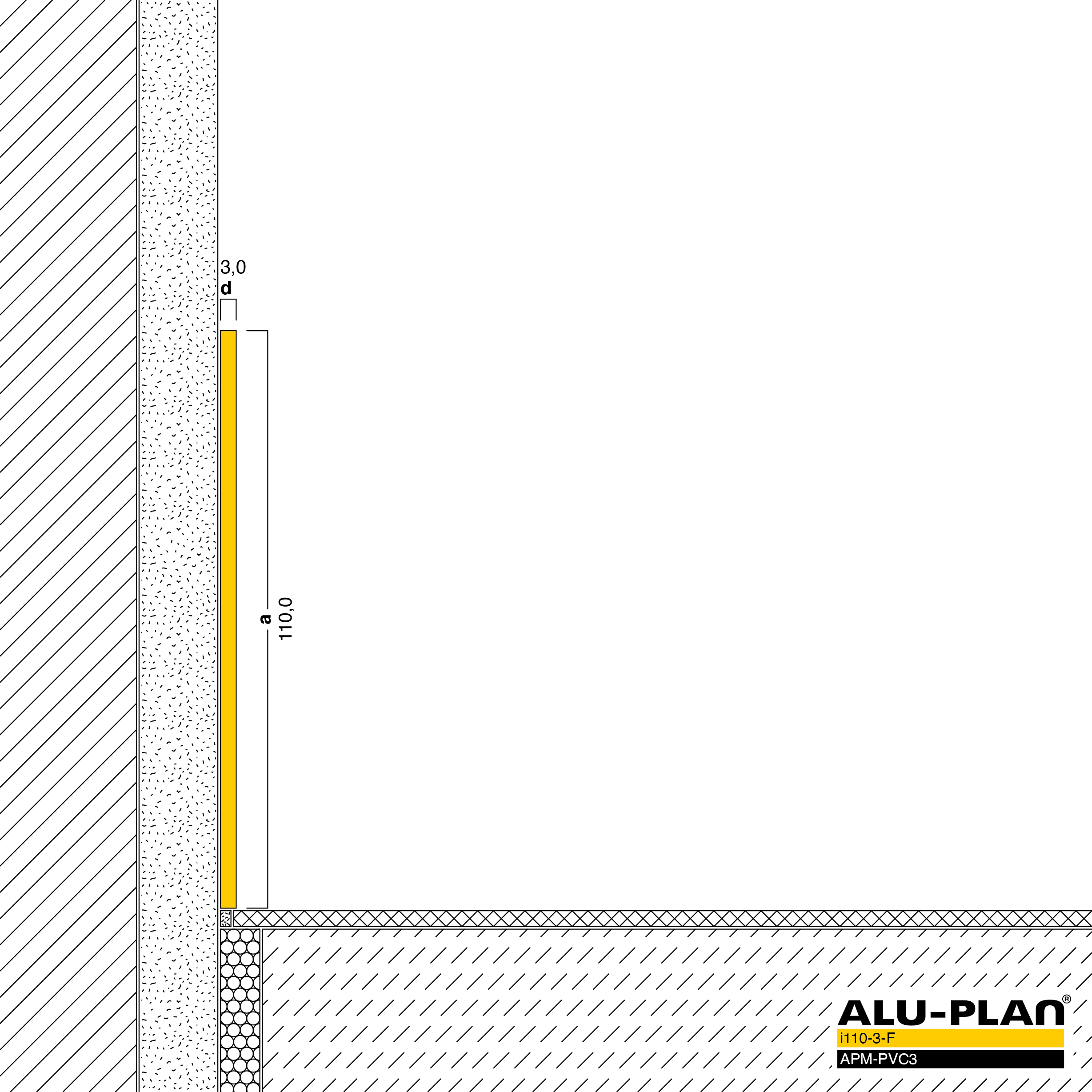 ALU-PLAN® Installation :: i110-3-F-APM-PVC3