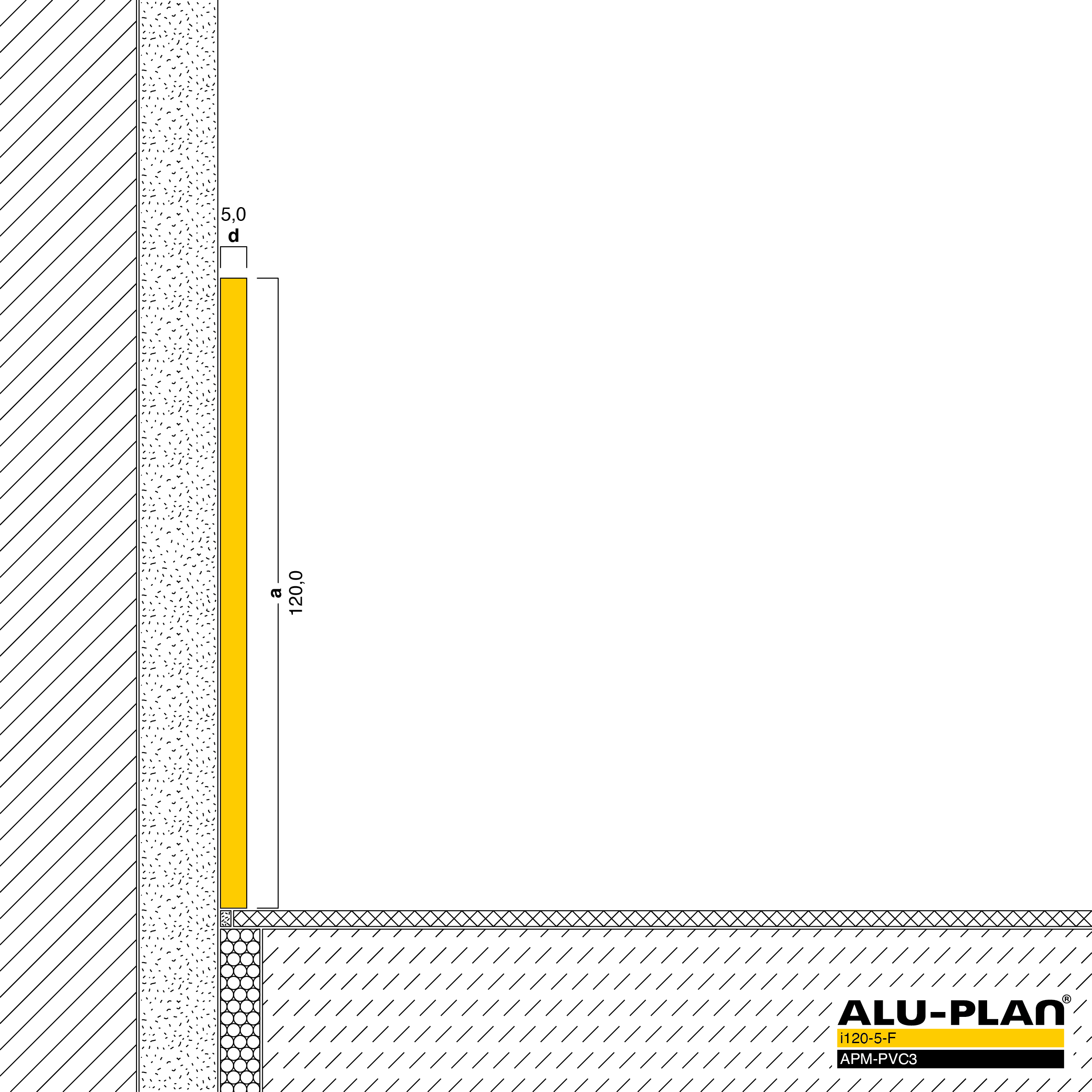 ALU-PLAN® Installation :: i120-5-F-APM-PVC3