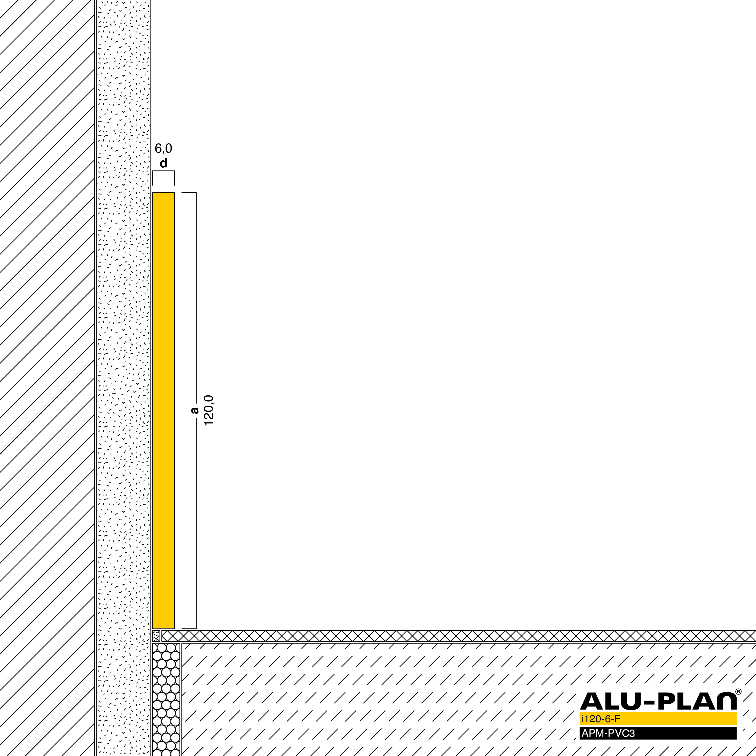 ALU-PLAN® Installation :: i120-6-F-APM-PVC3