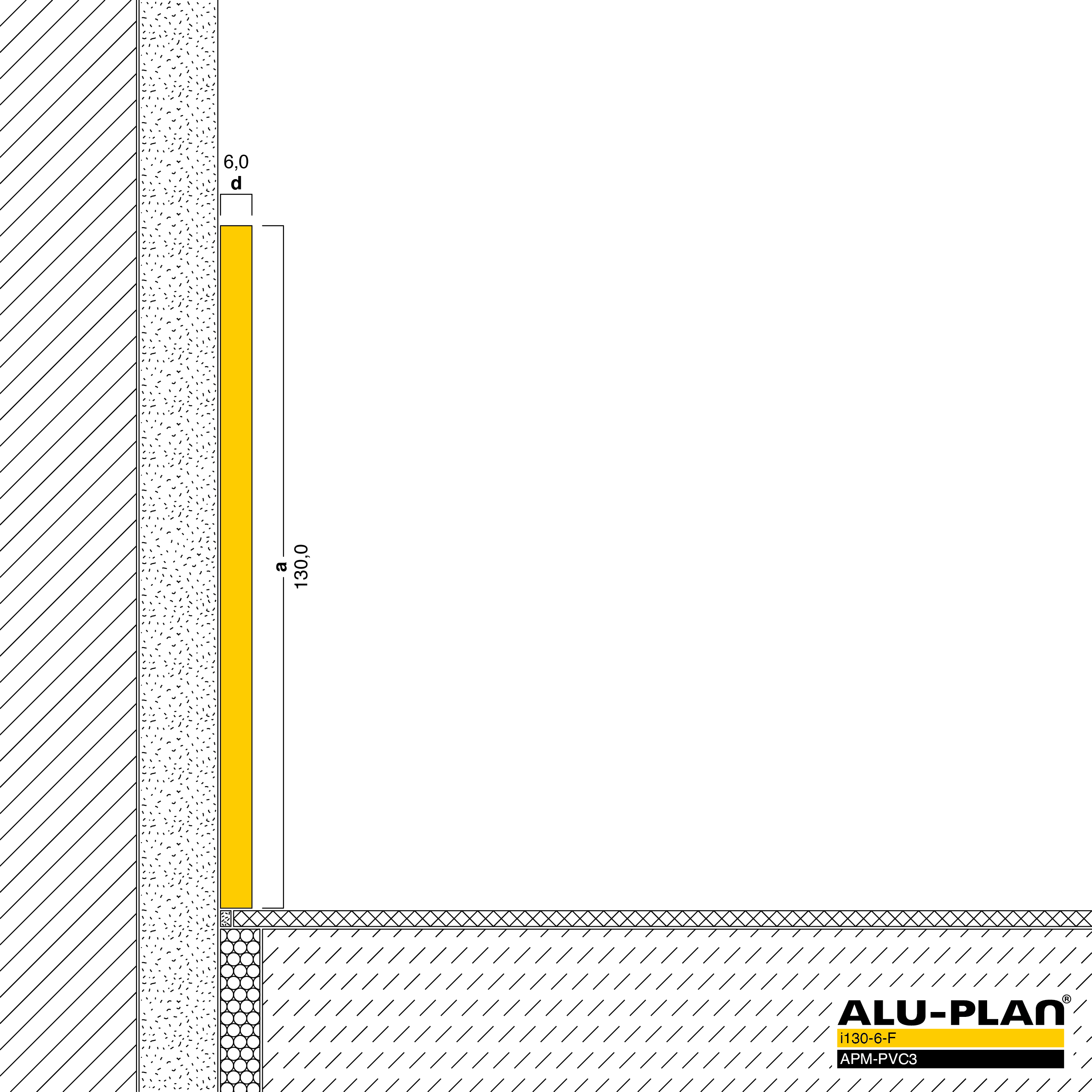 ALU-PLAN® Installation :: i130-6-F-APM-PVC3
