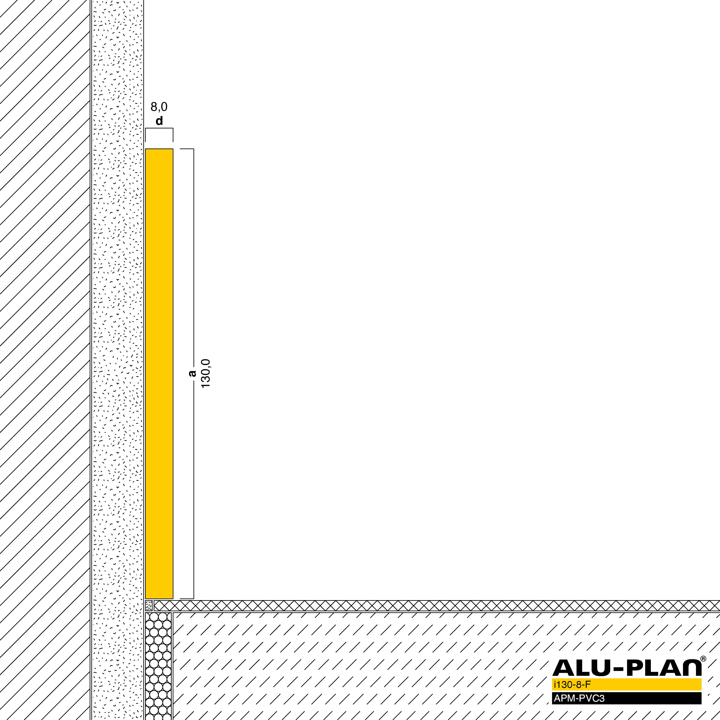 ALU-PLAN® Installation :: i130-8-F-APM-PVC3