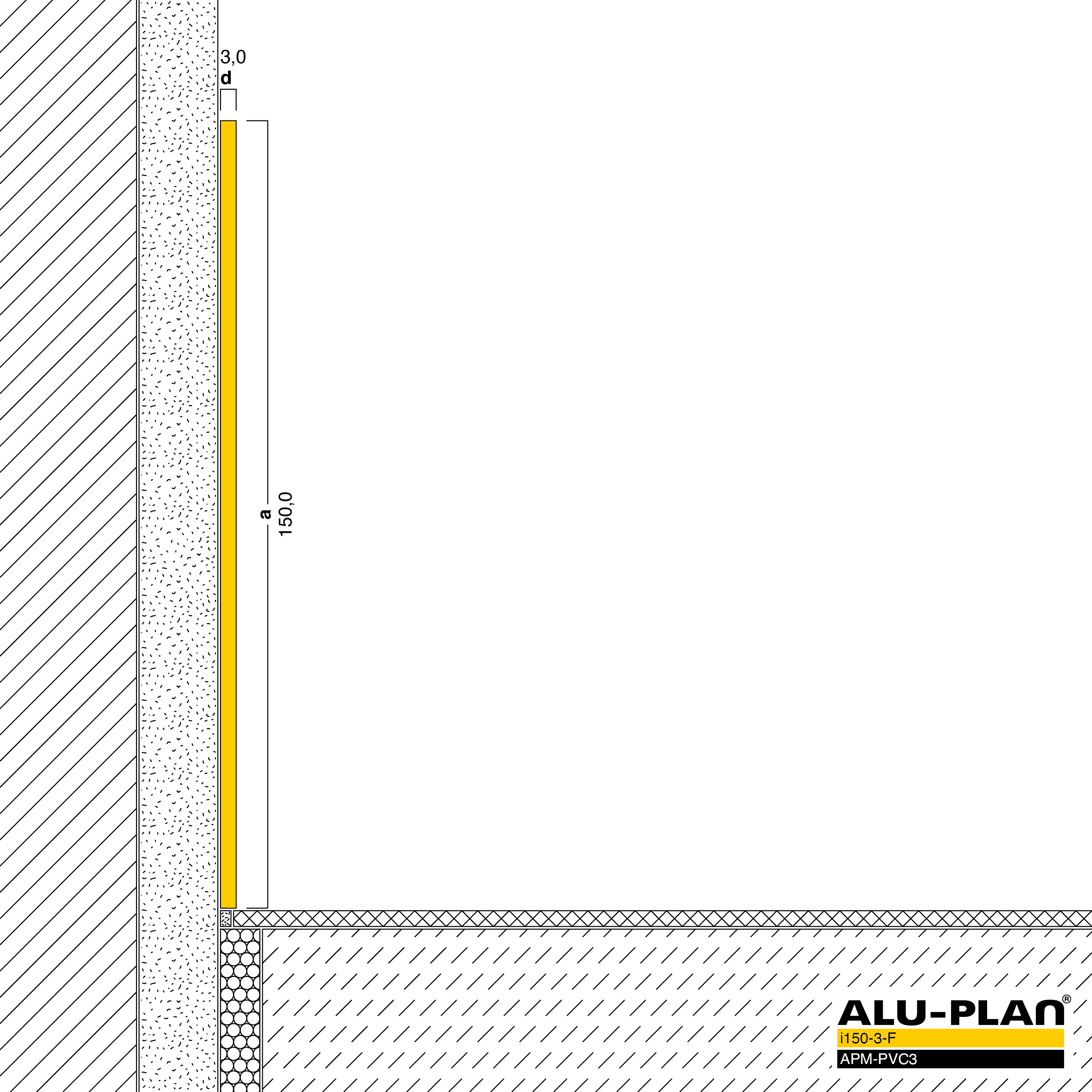 ALU-PLAN® Installation :: i150-3-F-APM-PVC3