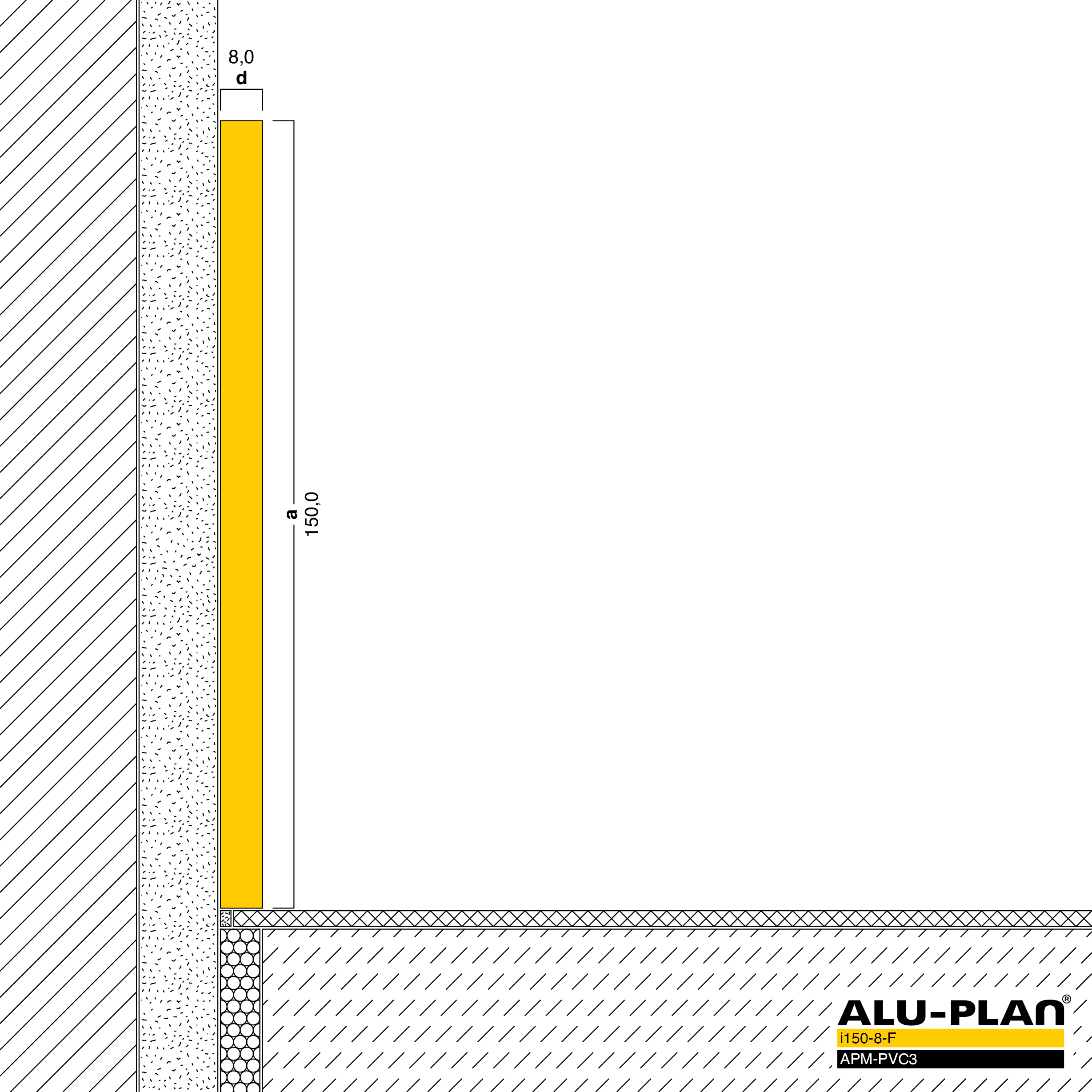 ALU-PLAN® Installation :: i150-8-F-APM-PVC3